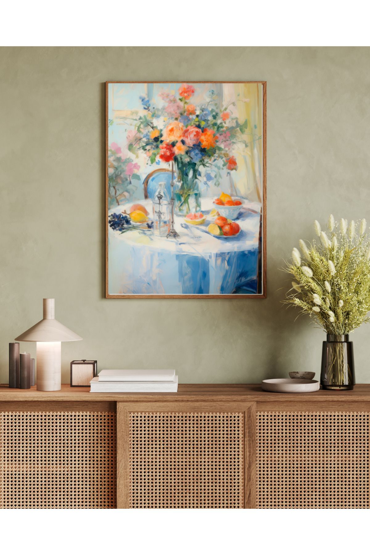 woodhomeworks tek parça salon ofis dekor tablo