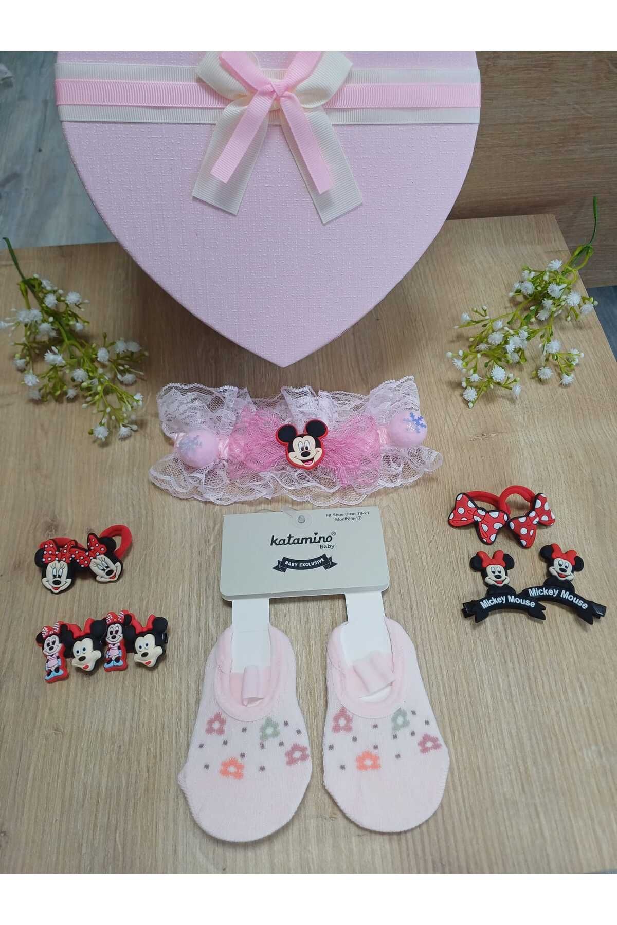 CB Gift Bebek 10'lu Aksesuar Hediye Kutusu Mickey Mouse