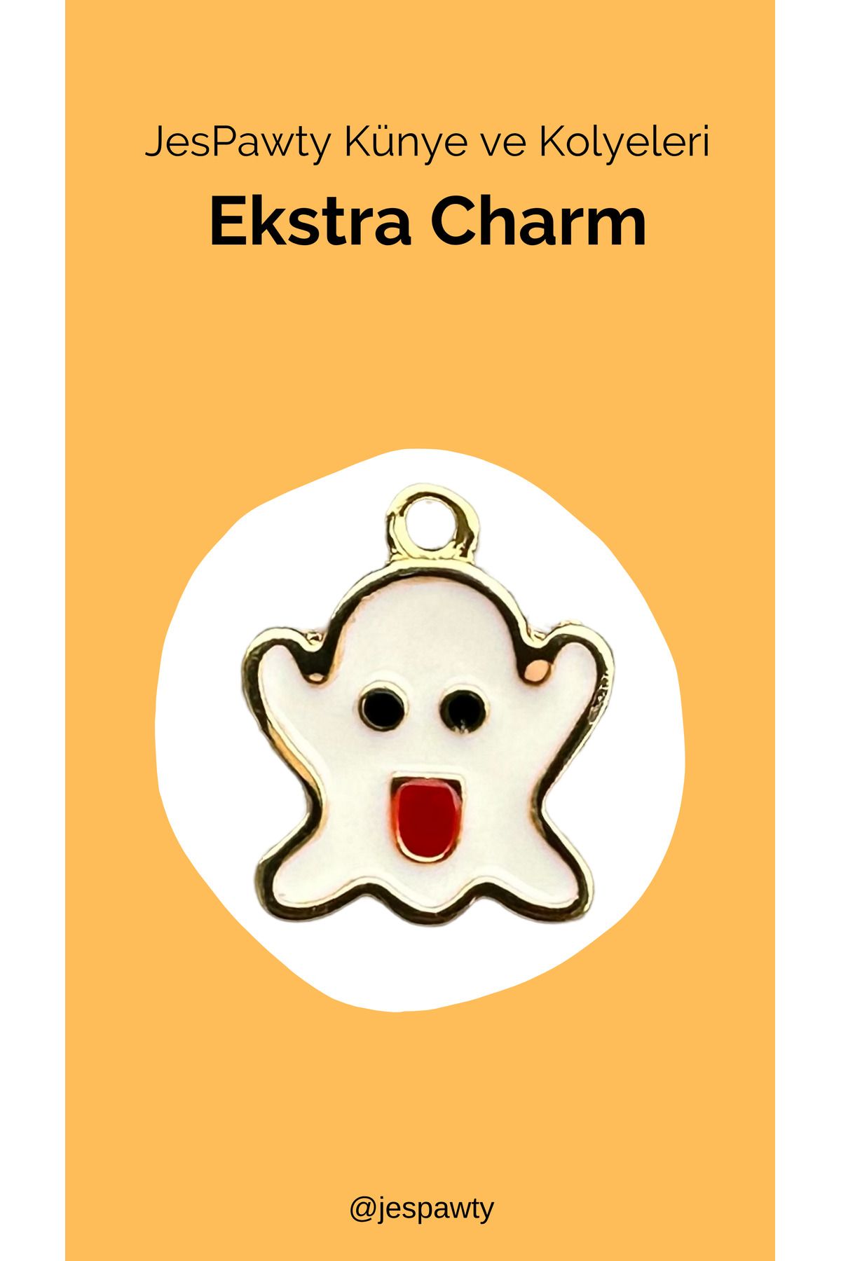 JesPawty Kolye ve Künye İle Uyumlu Charm Altın Kaplama