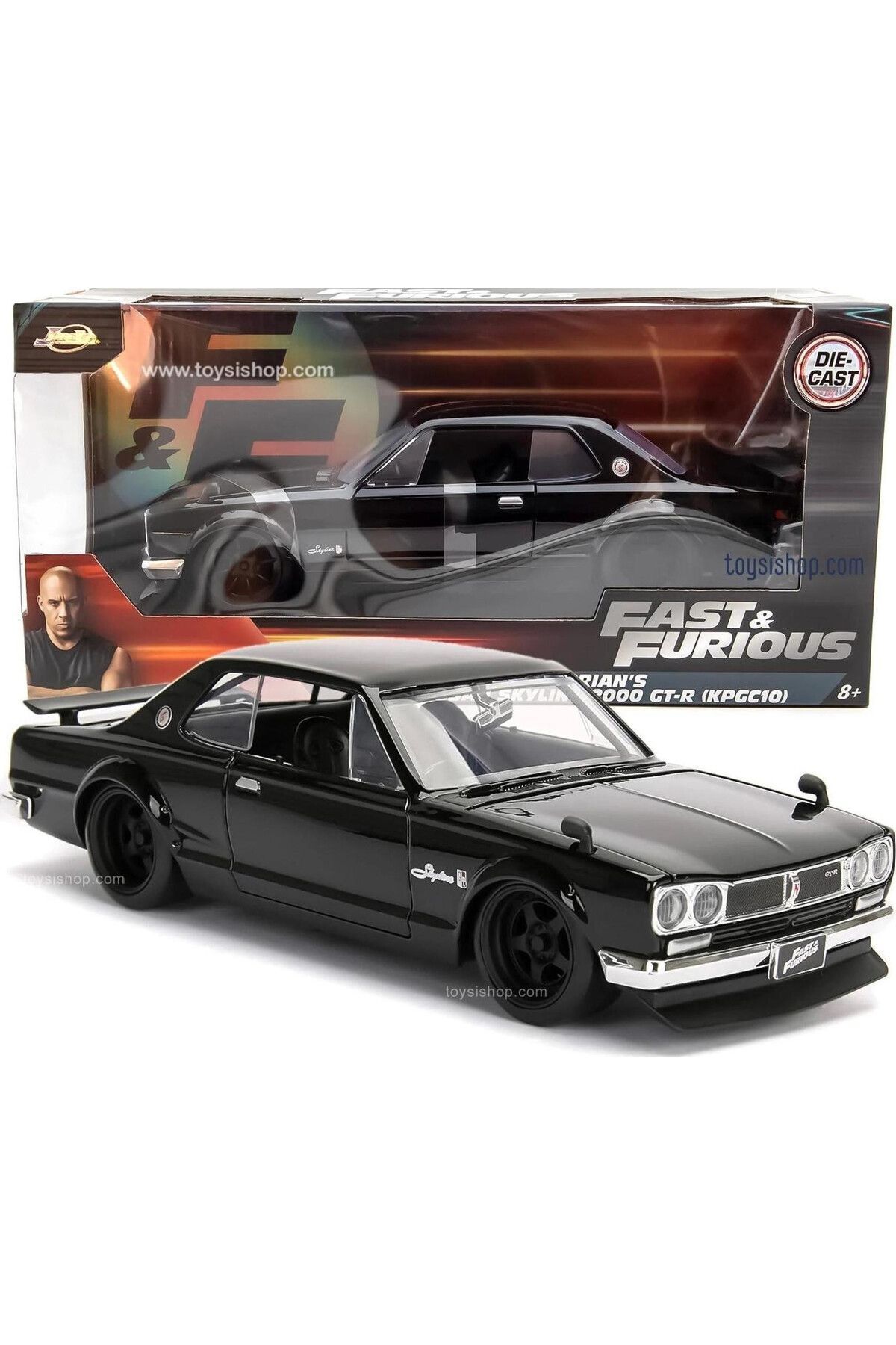 SCOWETTO Fast & Furious Brians Nissan Skyline 2000 GT-R (KPGC10)
