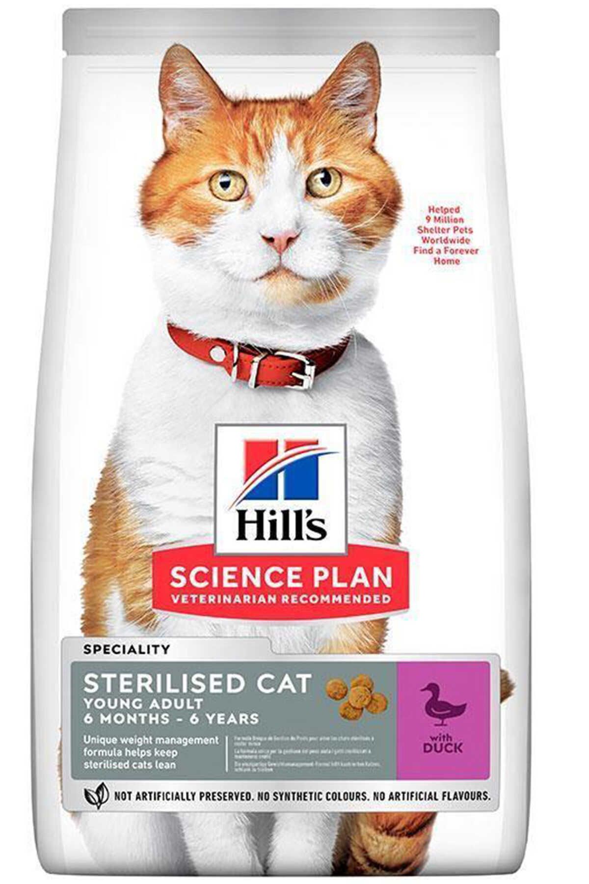 HİLLSCARF Hills Ördek Etli Kısırlaştırılmış Kedi Maması 3kg