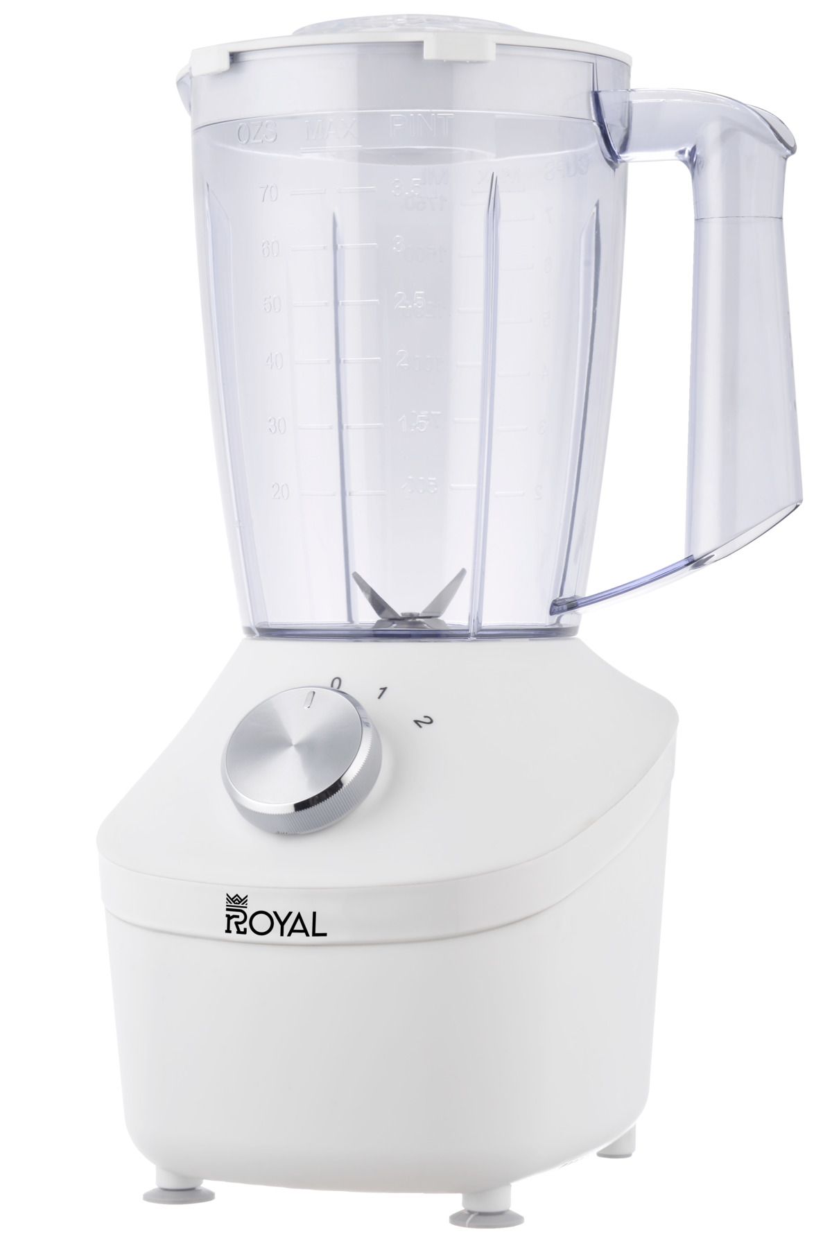 Royal-3 In 1 Countertop Electric Blender 1.75 Liter, 2 Speed Level With Pulse Function 1.5 L, Ra-bg160 2