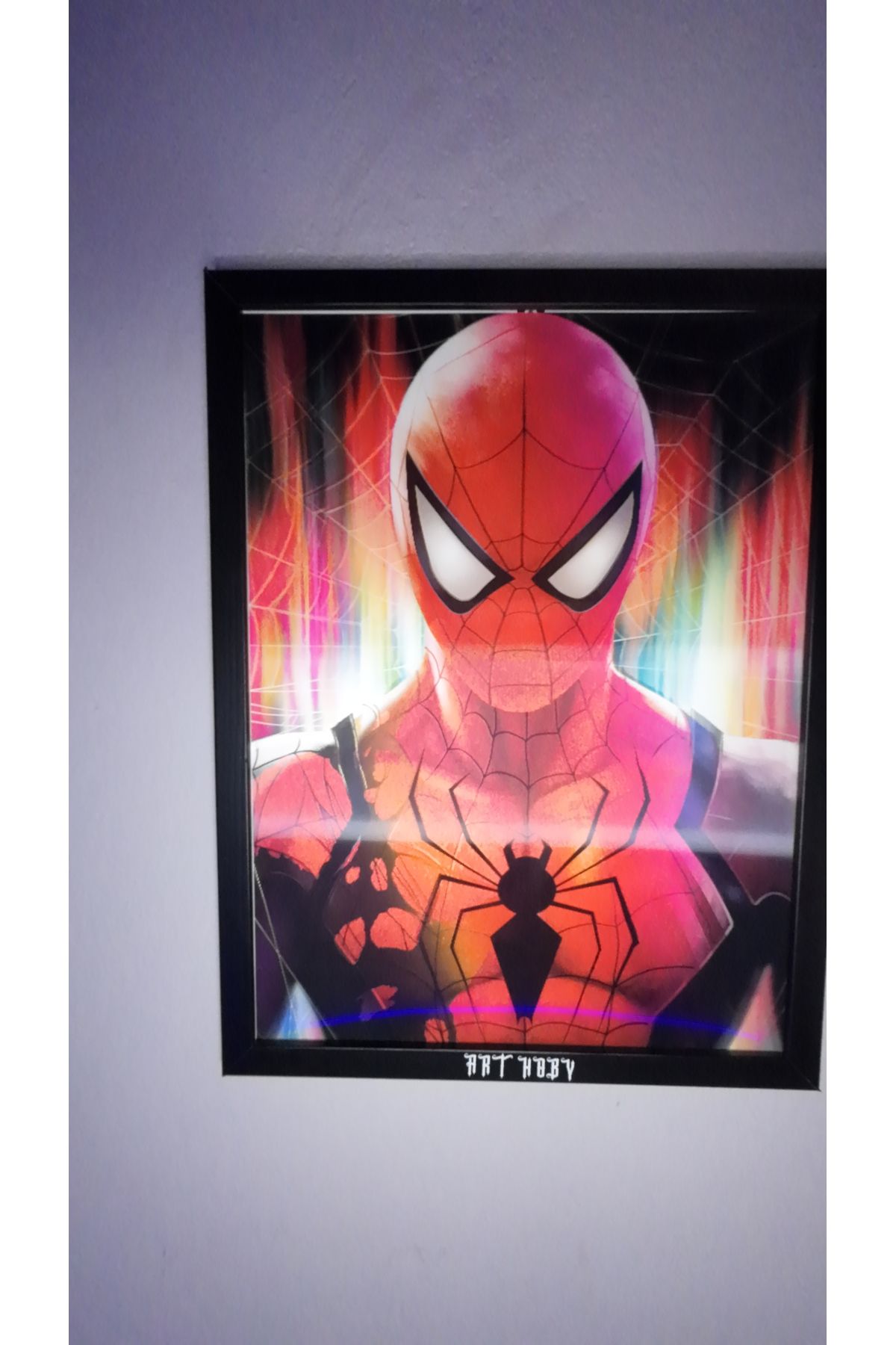ArtHoby Spider-man Venom Morph Lenticular 3D Hareketli Tablo