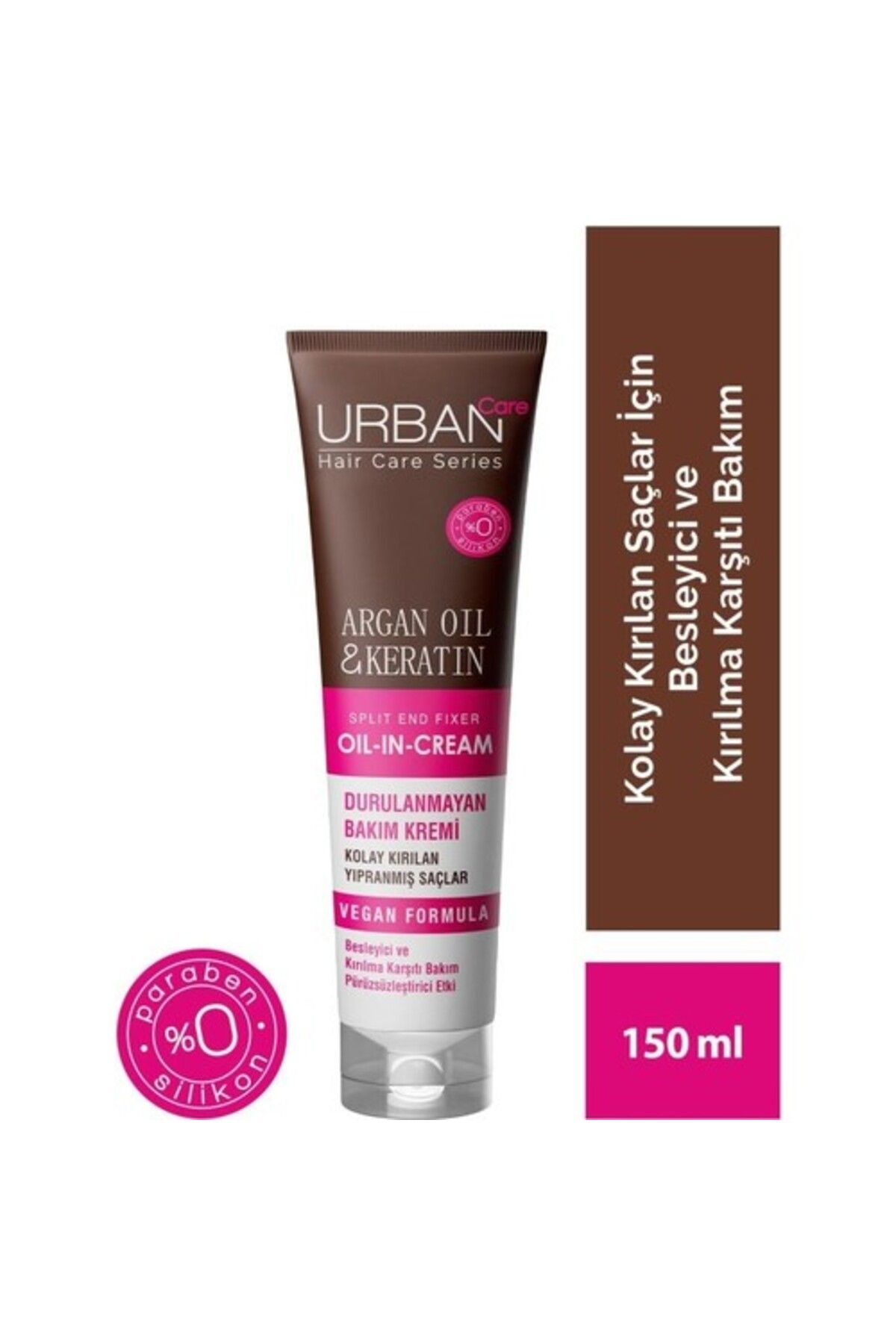 Urban Care Urban Argan Oil & Keratin Durulanmayan Saç Bakım Kremi Kırılma Karşıtı 150Ml