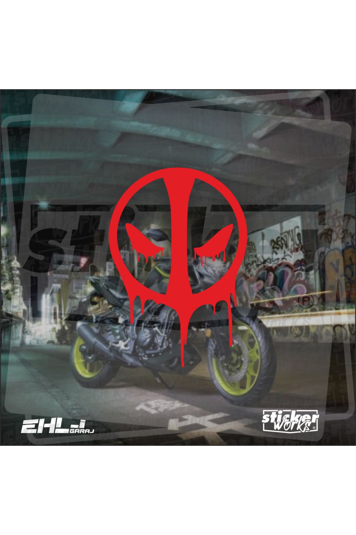 Sticker Works Deadpool Sticker