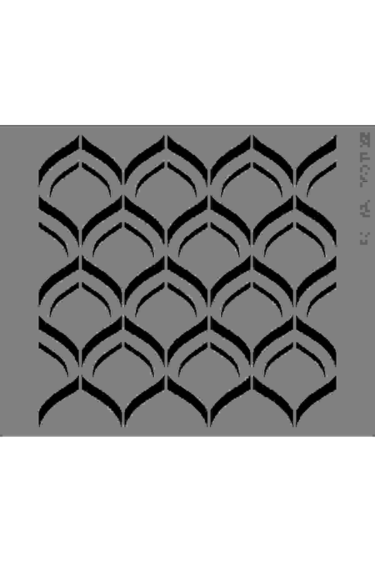 Rich RİCH STENCIL WALL DECOR - 050