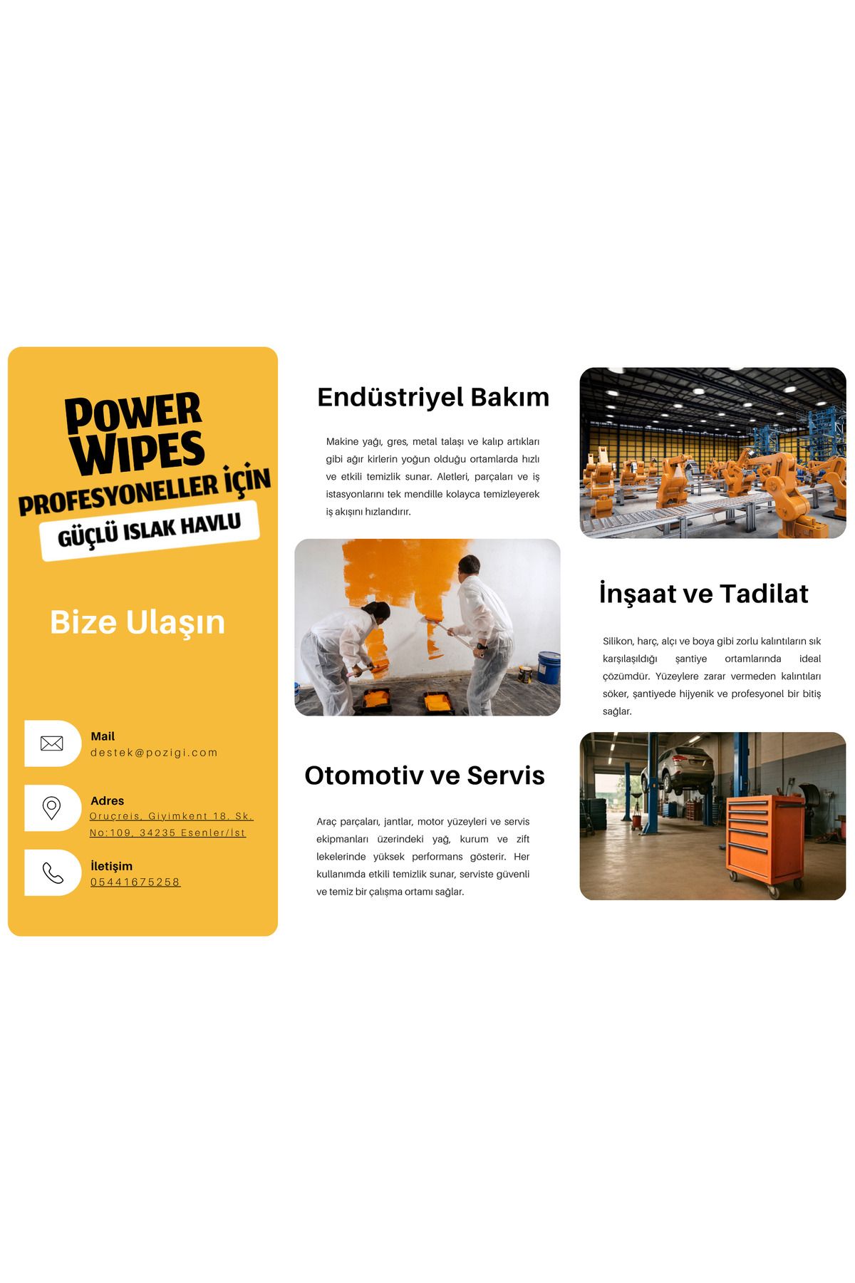 Power Wipes-– Powerful Wet Towels for Professionals (80 Pieces) 3