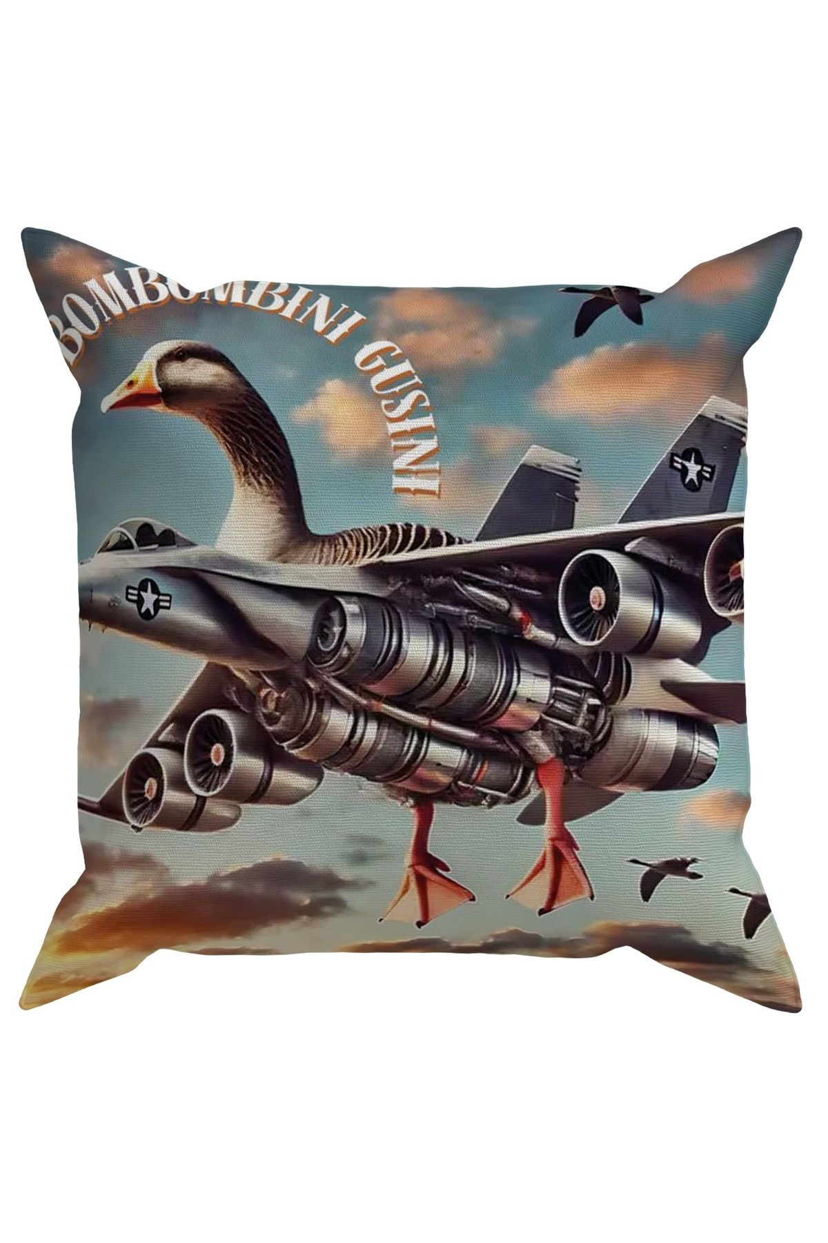 lakeyf Bombombini guzini 45x45 kırlent kılıfı
