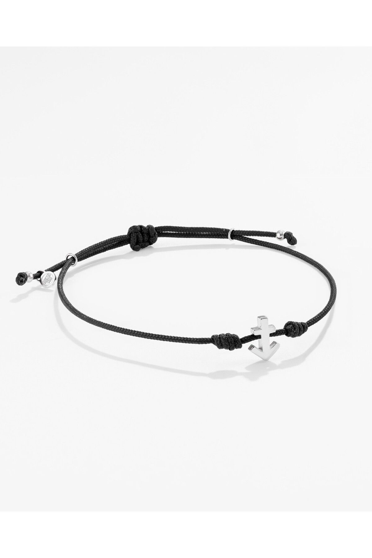 MEKS JEWELS Gümüş Yay Burcu Siyah Bileklik