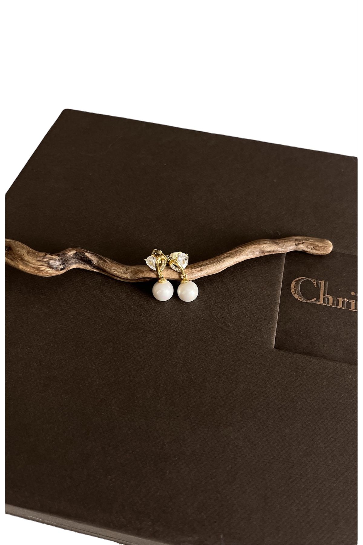 CHI COLLECTION İncili Gold Küpe