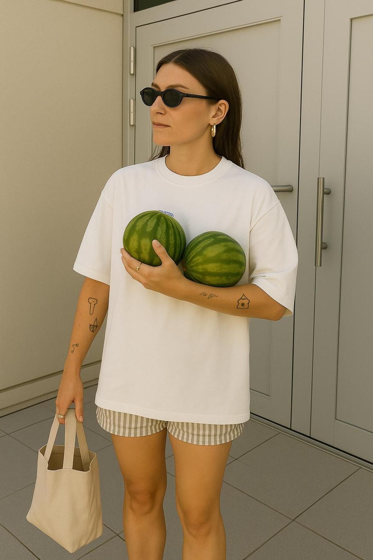 BENROMA Oversize Unisex Tişört