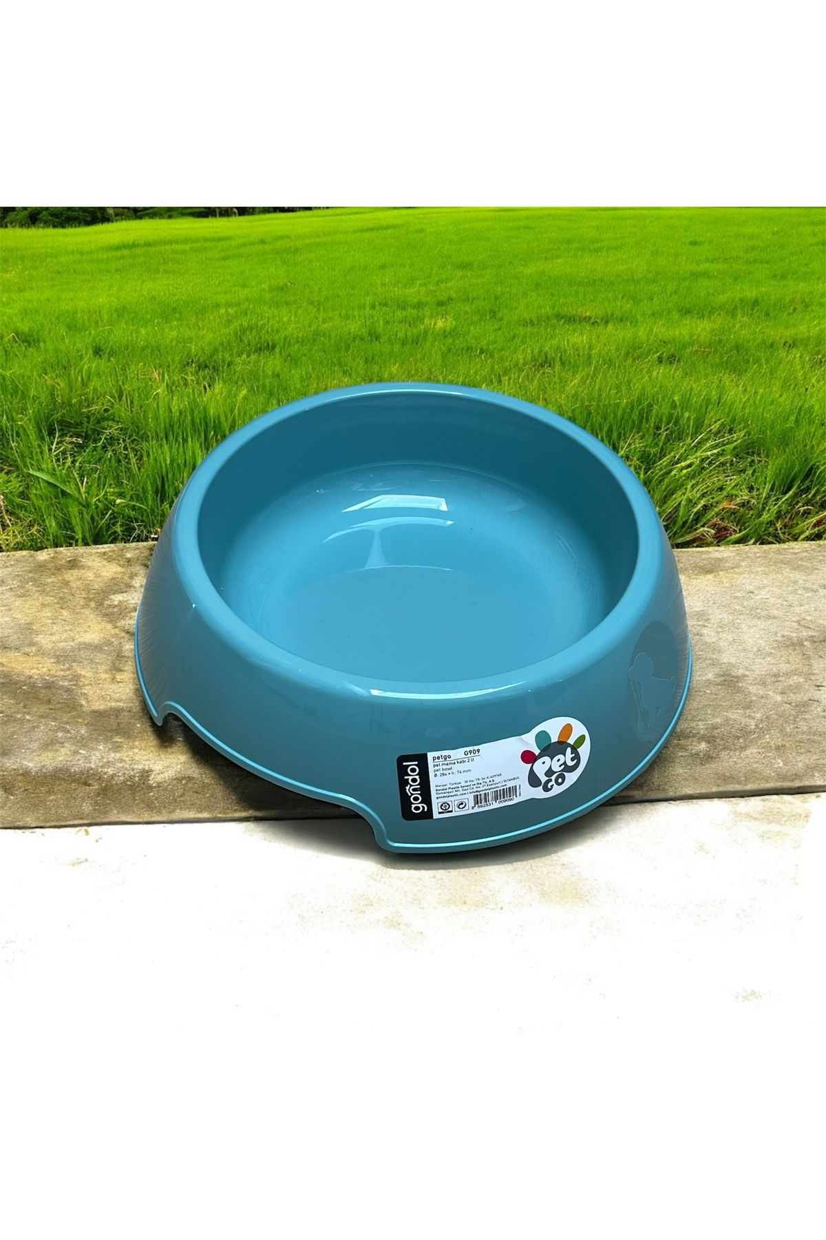 Petgo Kedi Köpek Evcil Hayvan Mama Su Kabı Büyük 2 Litre Hediyeli