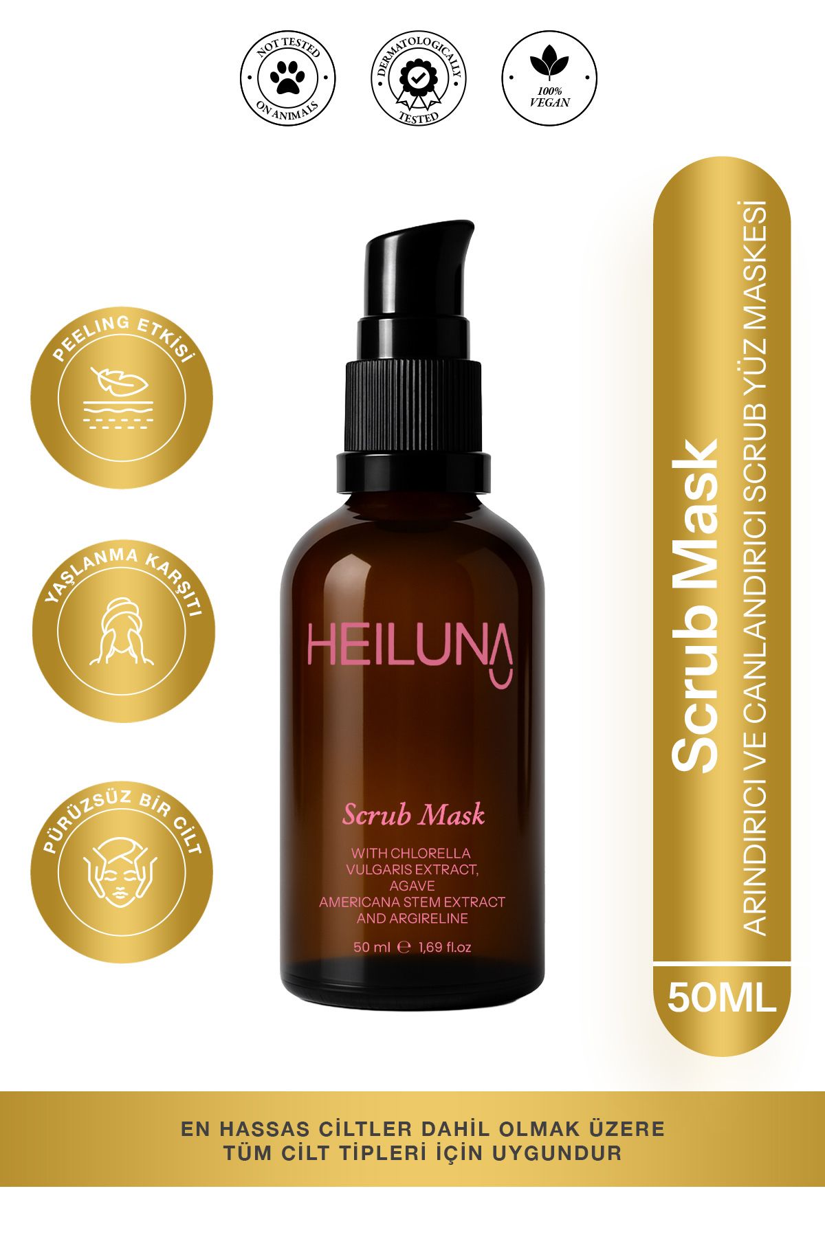 Heiluna Arındırıcı ve Canlandırıcı Scrub Yüz Maskesi