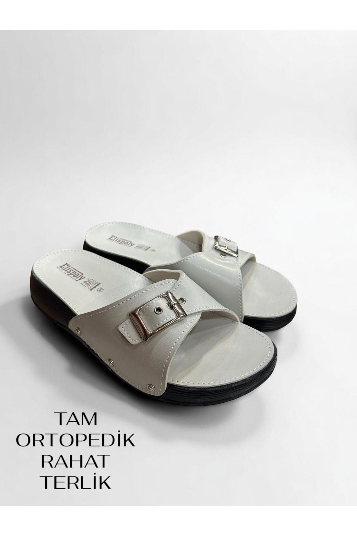 Cozi company Tam Ortopedik Rahat Taban Anatomik Tokalı Kadın Ev terliği