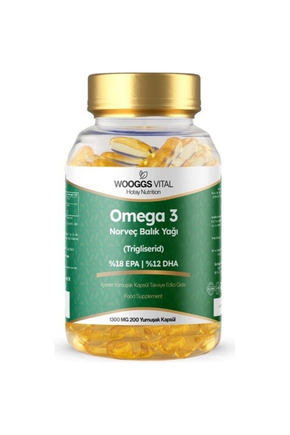 Woogss Vital Wooggs Vıtal Omega 3 Norvec Balık Yagı 200 Soft Gel