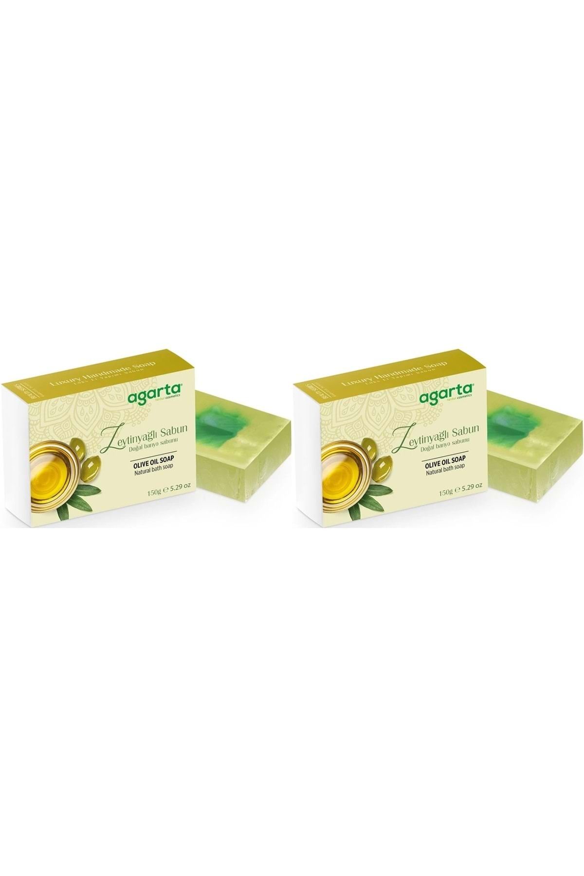 Agarta El Yapımı Doğal Sabun 150GR Zeytinyağlı (2 Li Set)