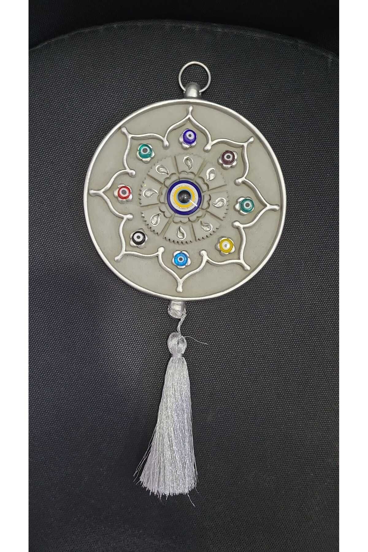 esdekor EVILEYE Tekli Nazarlık Antrasit Evileye Home Dekoratif Büyük Ev Ofis 15cm