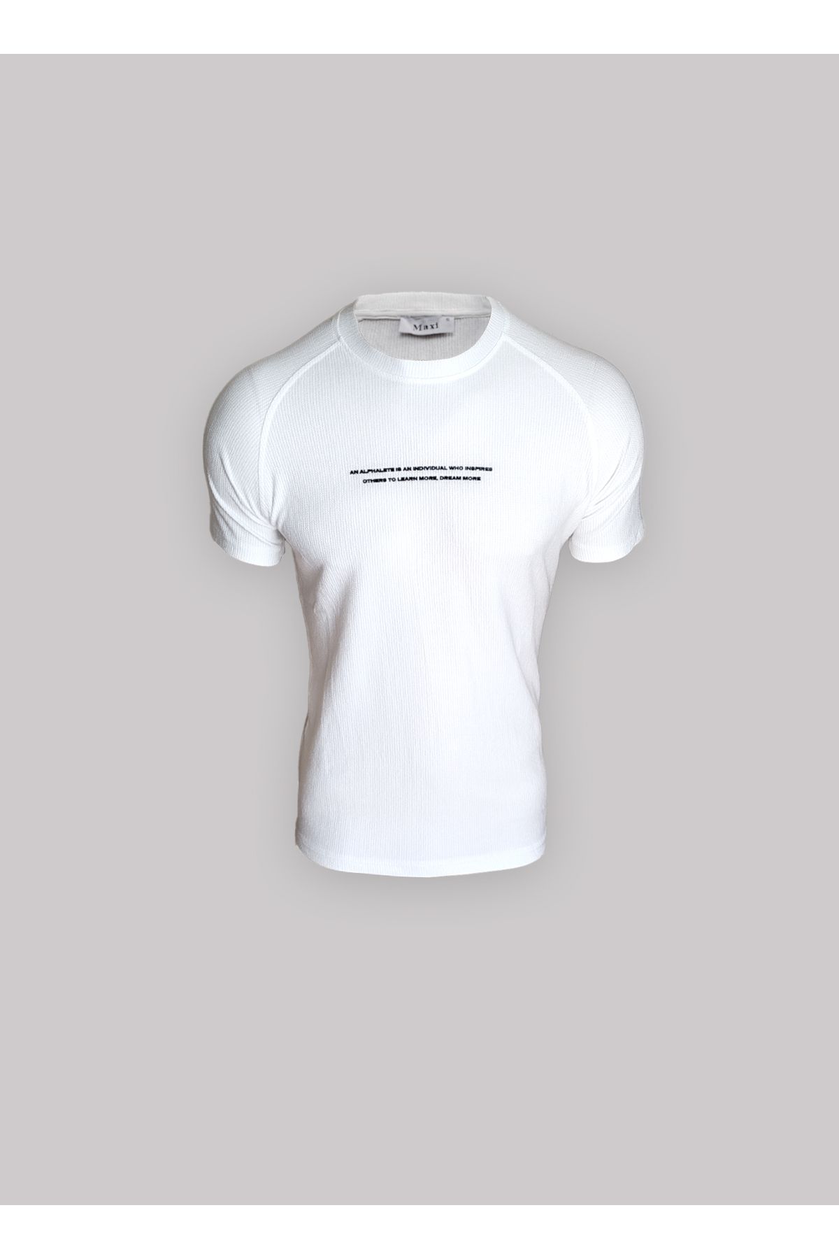 MAXİ Bisiklet Yaka Slim Fit Erkek T-Shirt