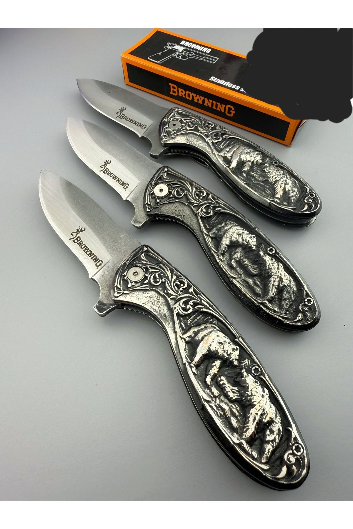 Browning kurt figürlü gravürlü koleksiyon ürünü