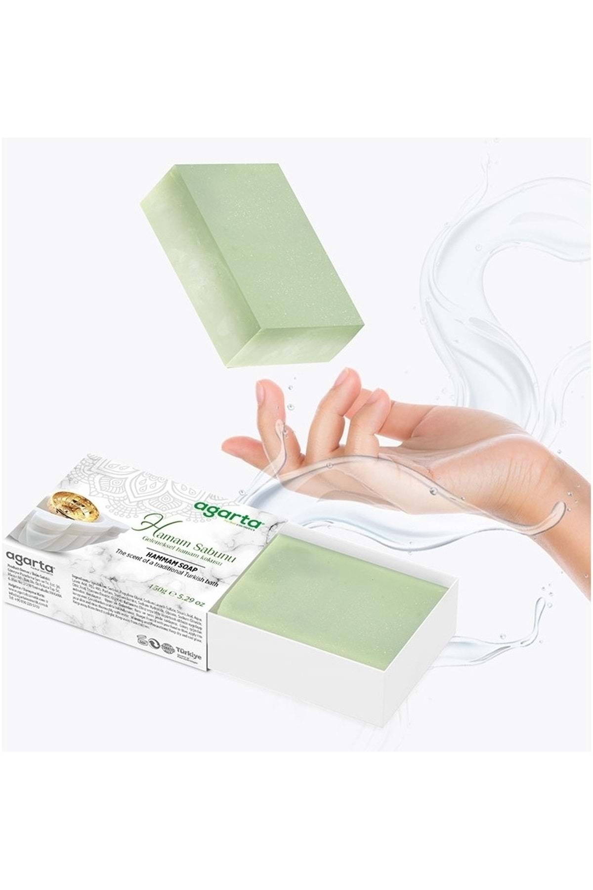 Agarta-Handmade Natural Soap 150Gr Turkish Bath (Set of 6) 3