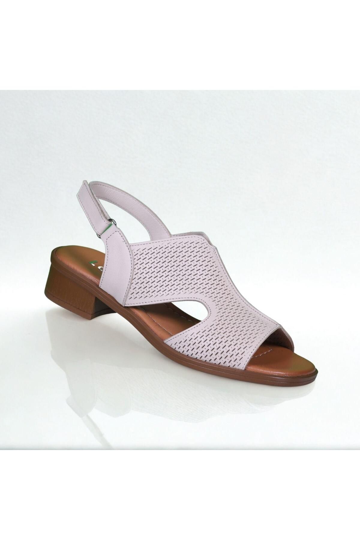 LORRA SHOES 6007-1 Günlük Hakiki Deri Kadın Sandalet