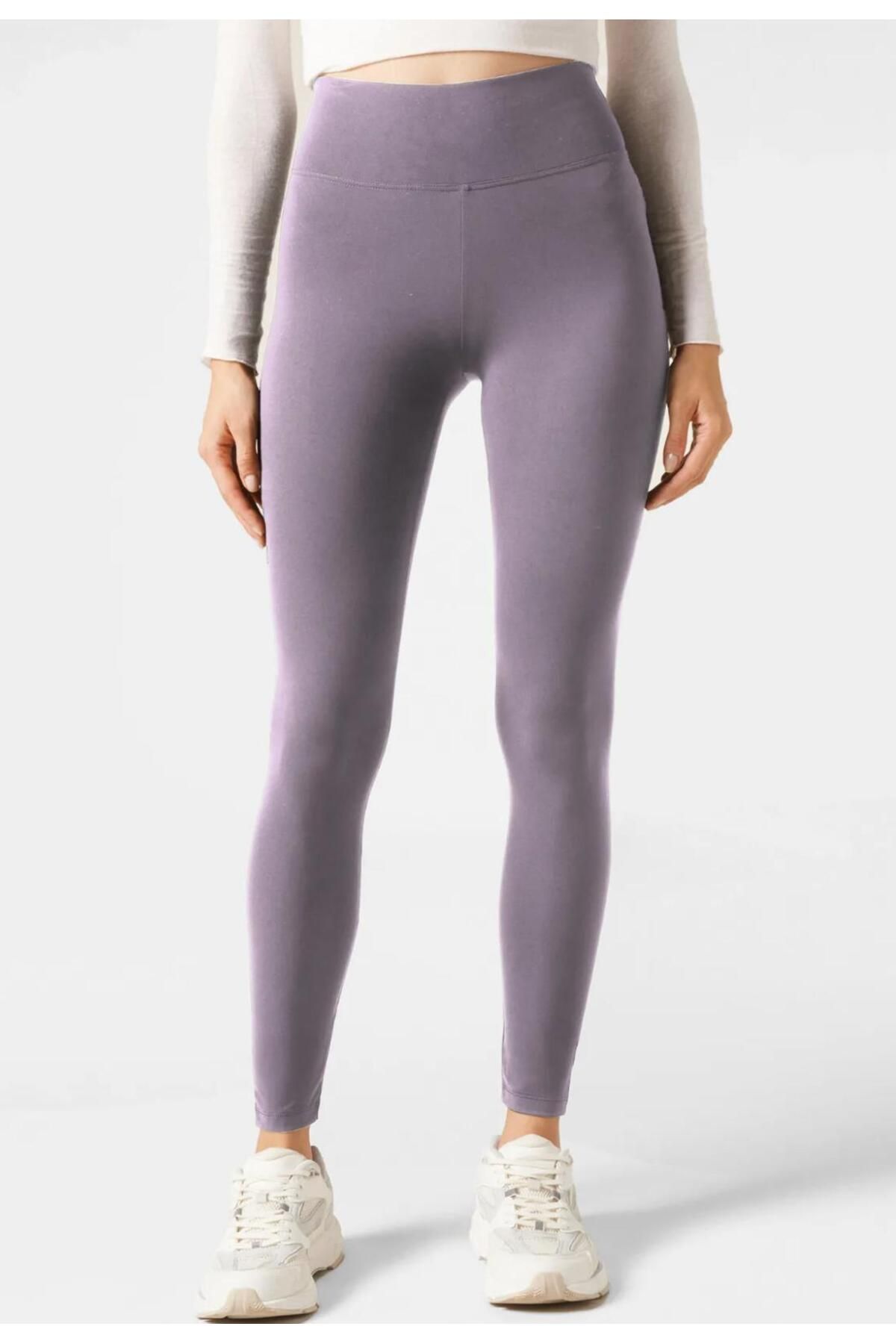 Wearflawless Kadın Yüksek Bel Toparlayıcı Cupro Tayt Spor, Yoga, Koşu ve Günlük Bilek Hizasında Tayt