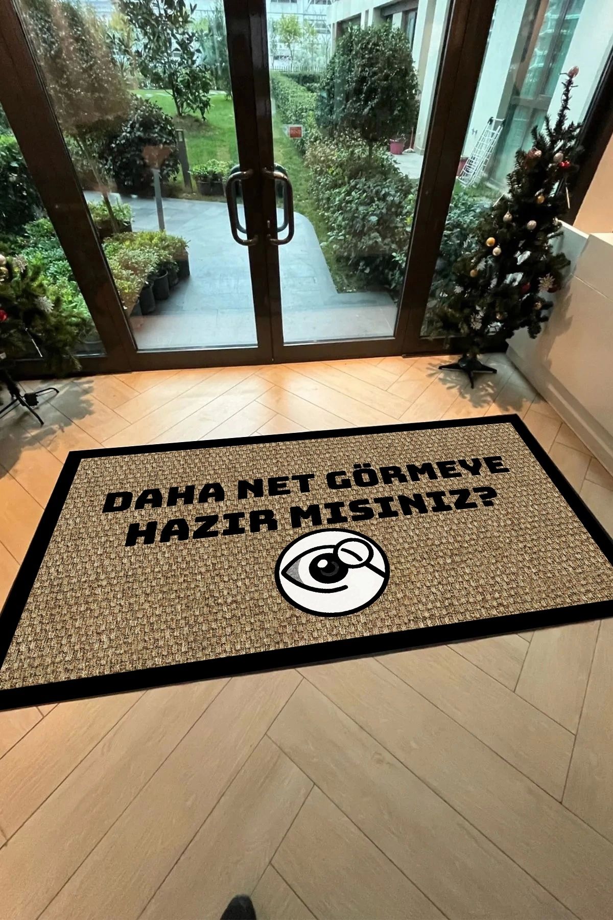 Valerine Life İsme Kişiye Firmaya Özel Dijital Baskılı Hoş Geldiniz Dükkan Önü Işyeri Kapı Önü Paspası 50x90cm