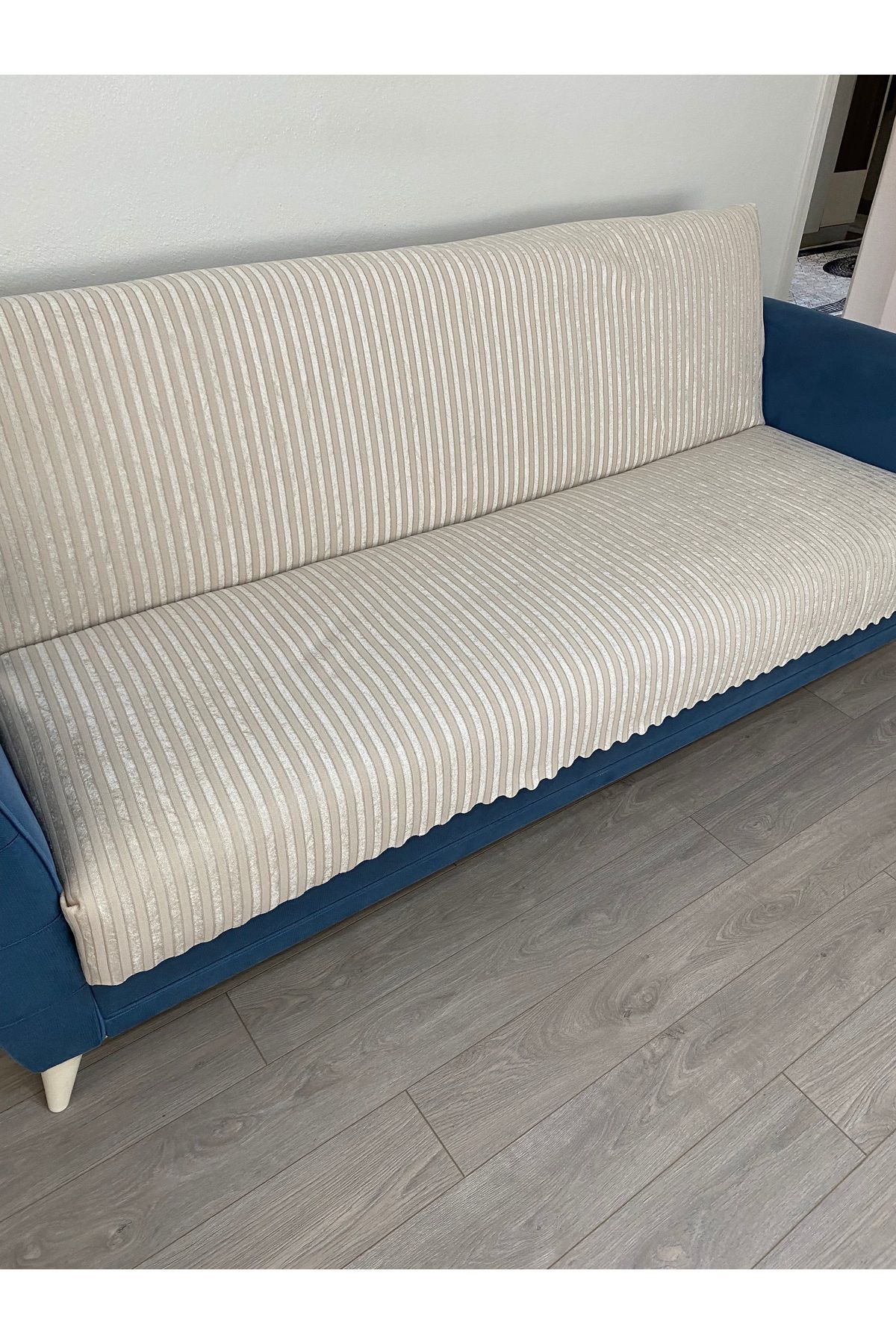 Akdere Ticaret Kaymaz Taban Süngerli Koltuk Kılıfı - Çekyat Örtüsü 170x220