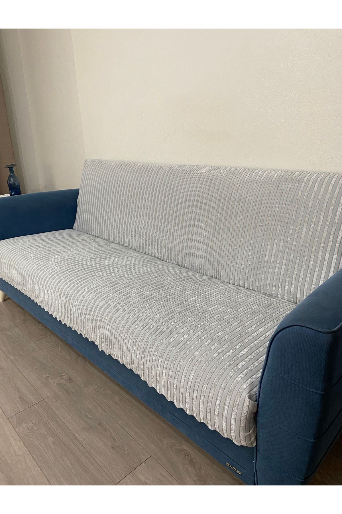 Akdere Ticaret Kaymaz Taban Süngerli Koltuk Kılıfı - Çekyat Örtüsü 170x220