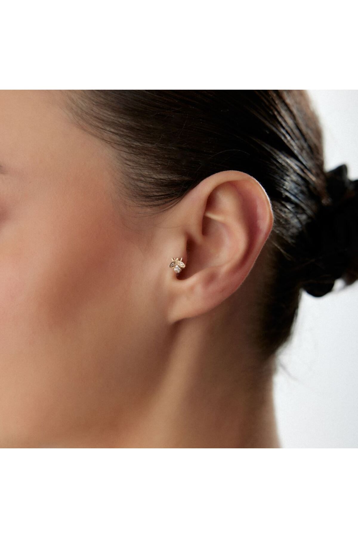 FIRAT KUYUMCULUK Arı Tasarım Taşlı Piercing