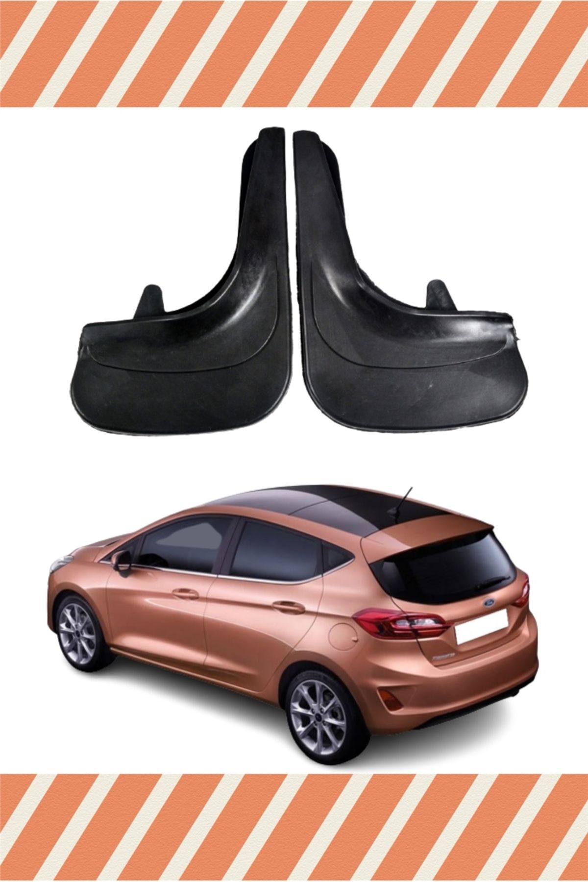 ALPAX OTOMOTİV Ford Fiesta 2018 Ve Sonrası 2'litozluk Çamurluk Paçalık