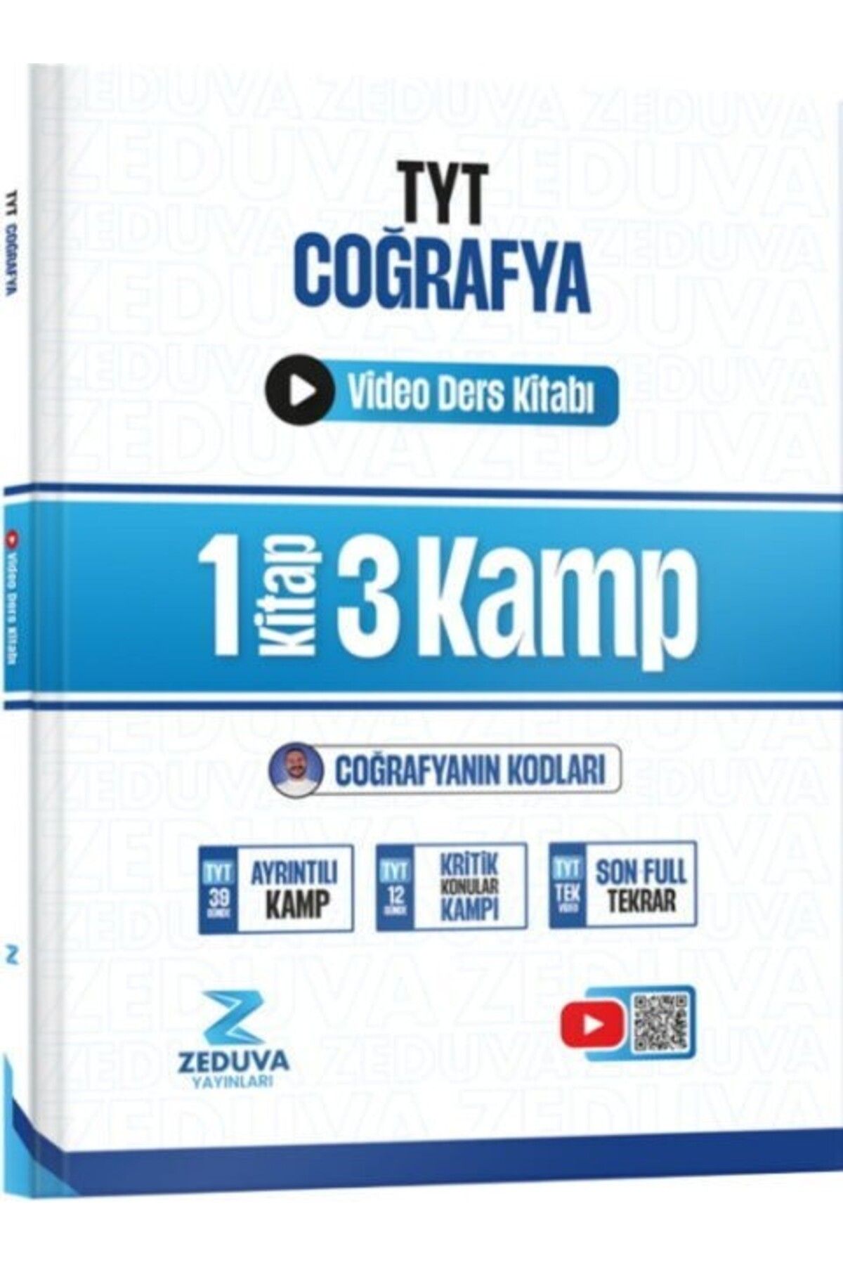 Ankara Kitap Merkezi Coğrafyanın Kodları TYT Coğrafya 1 Kitap 3 Kamp Video Ders Kitabı Zeduva Yayınları