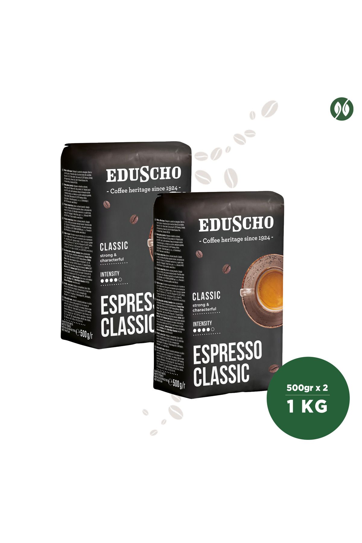 Eduscho Espresso Classic Çekirdek Kahve 500g x 2 adet | Tadı sert değil, karizmatik!