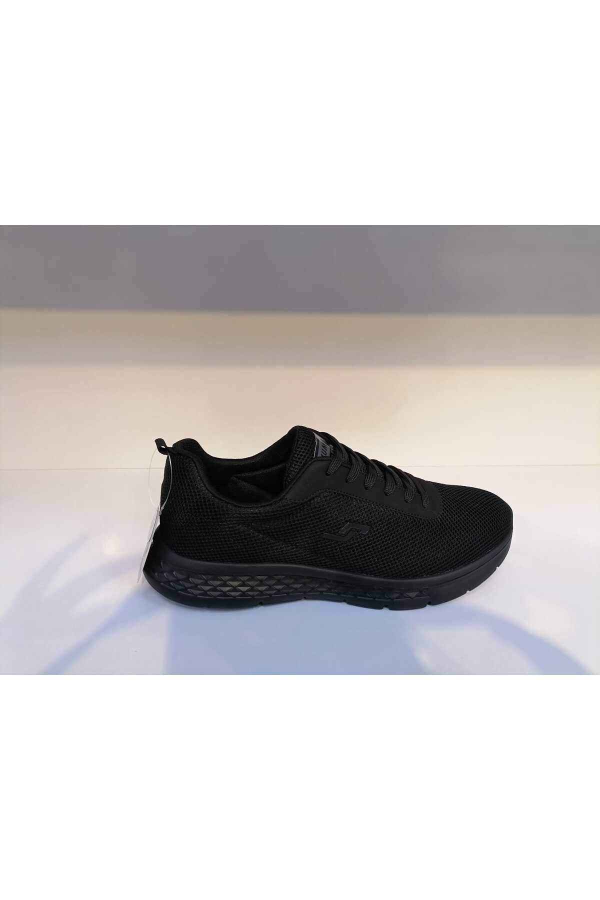 Jump Siyah Ortopedik Günlük Hafif Sneaker Yürüyüş Rahat Spor Ayakkabı 46 - 47 - 48