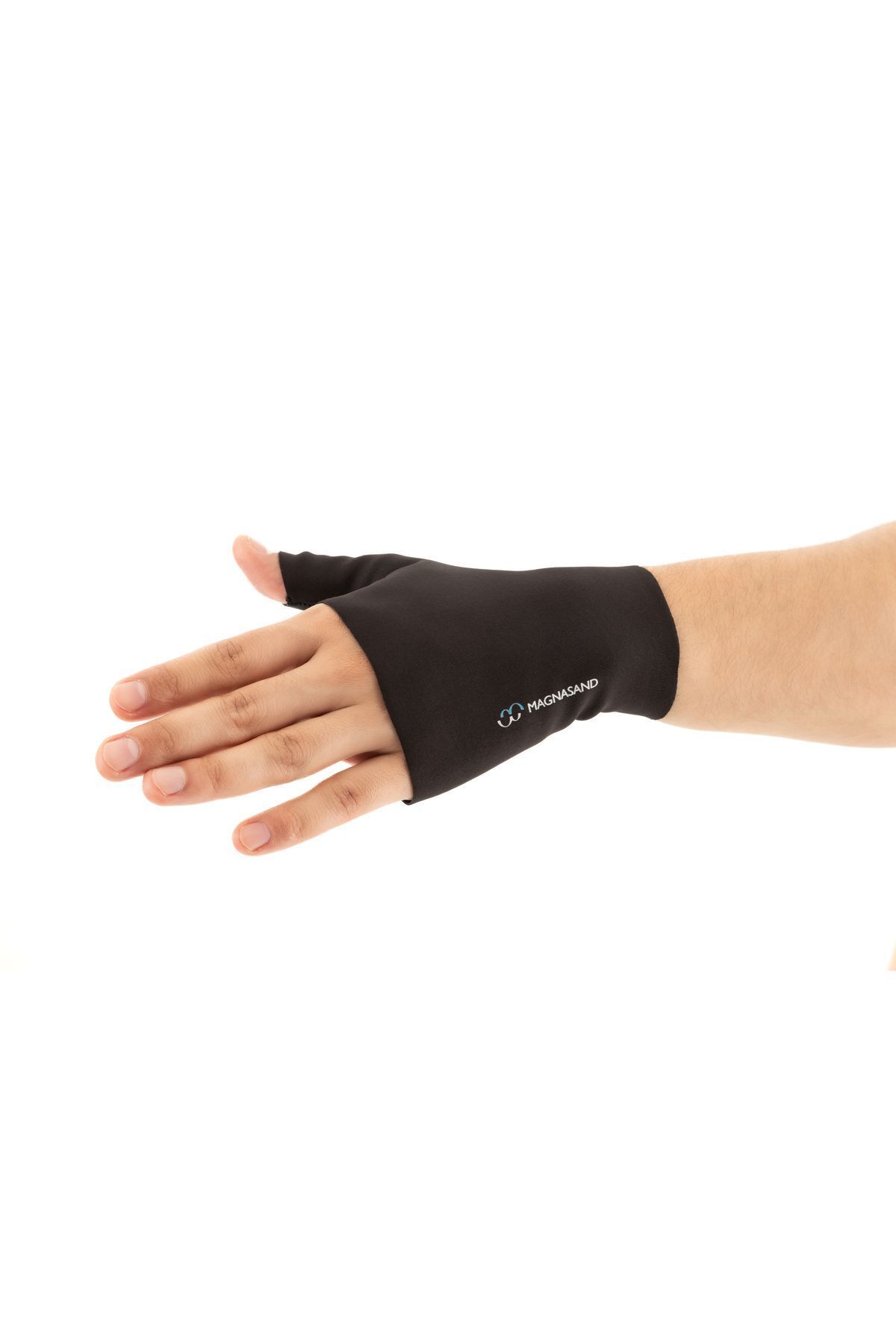 teknotrust Standart Doğal Manyetik Kumlu Parmaksız Eldiven S Beden 2 Adet(16-20 CM) TR S