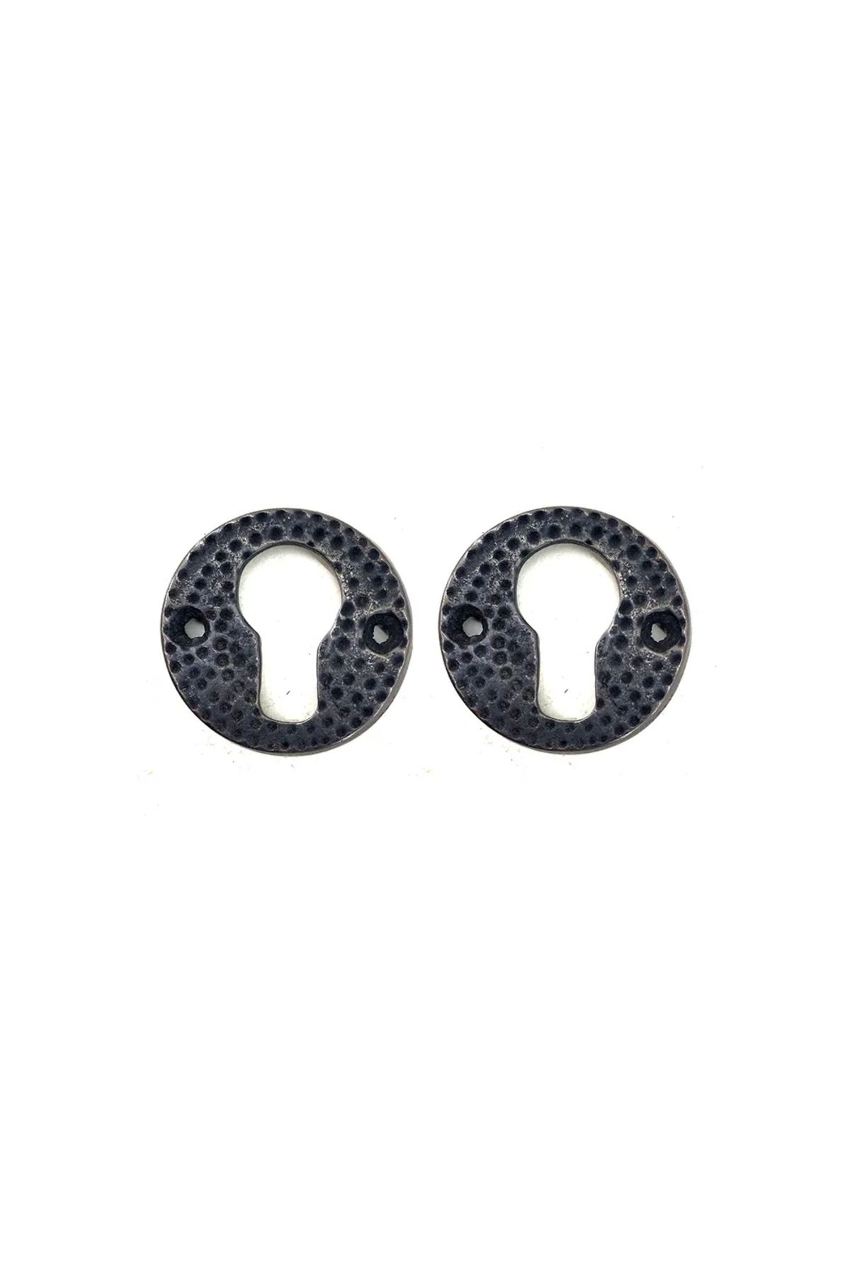 Yuba Avm Antika Tarz Dekoratif Pirinç Oda Kilit Rozeti - 49mm, Oksit
