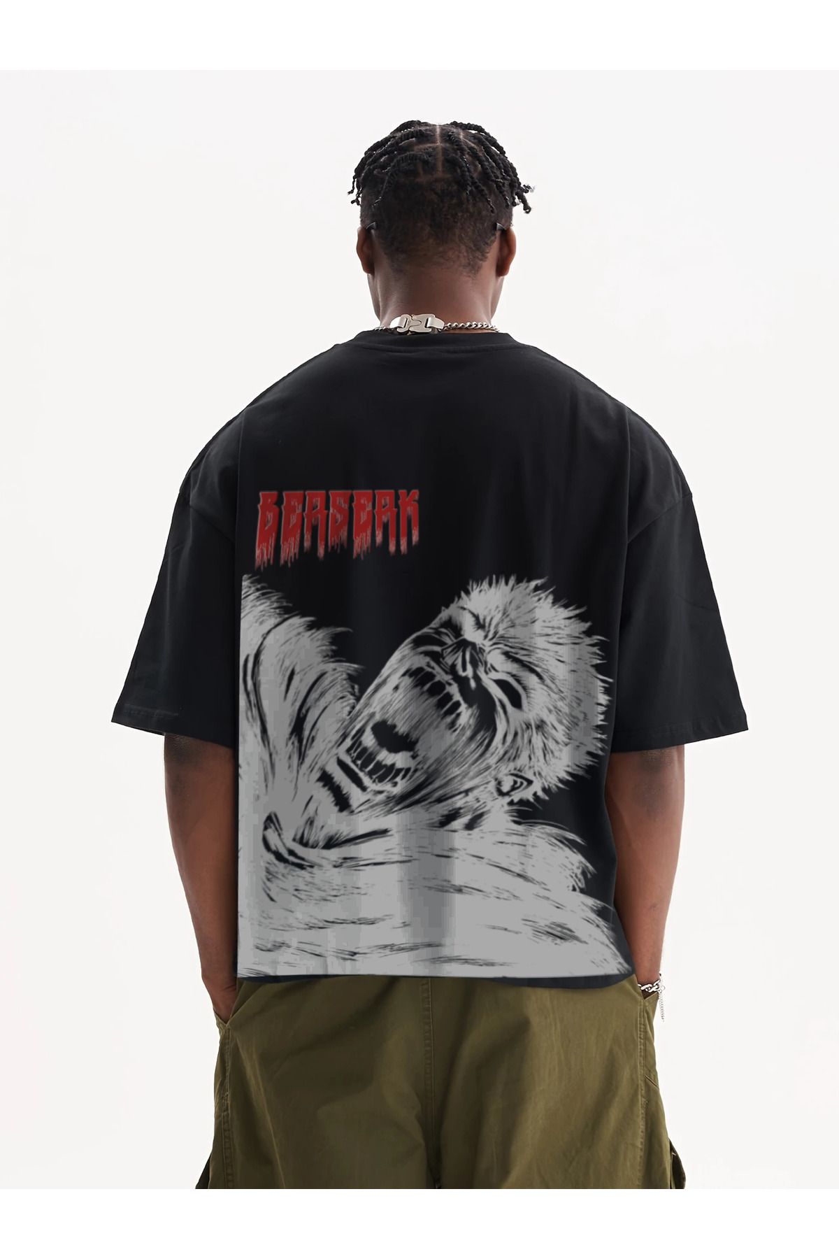 bellanova Oversize Anime Berserk Baskılı Unisex Tişört