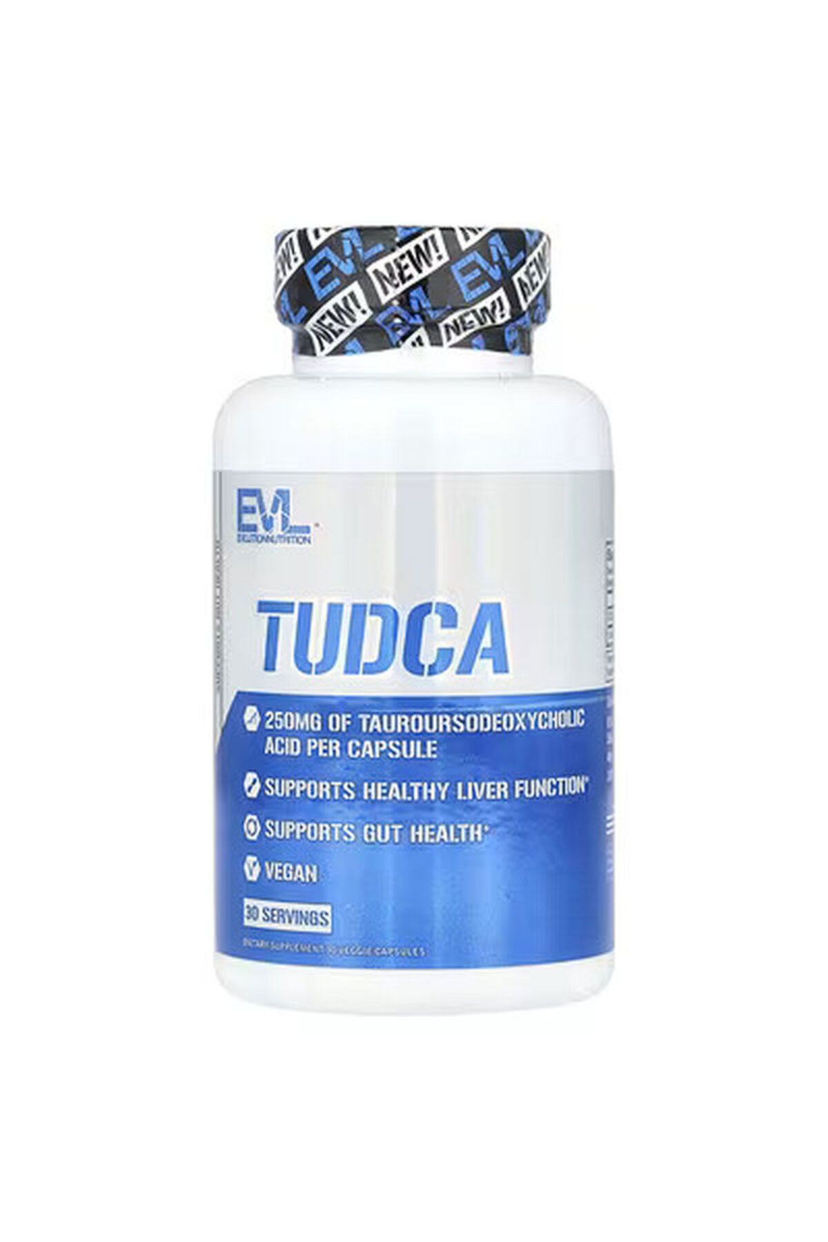 evlution nutrition , TUDCA, Tauroursodeoxycholic acid BILE SALT 30 Veggie Capsules