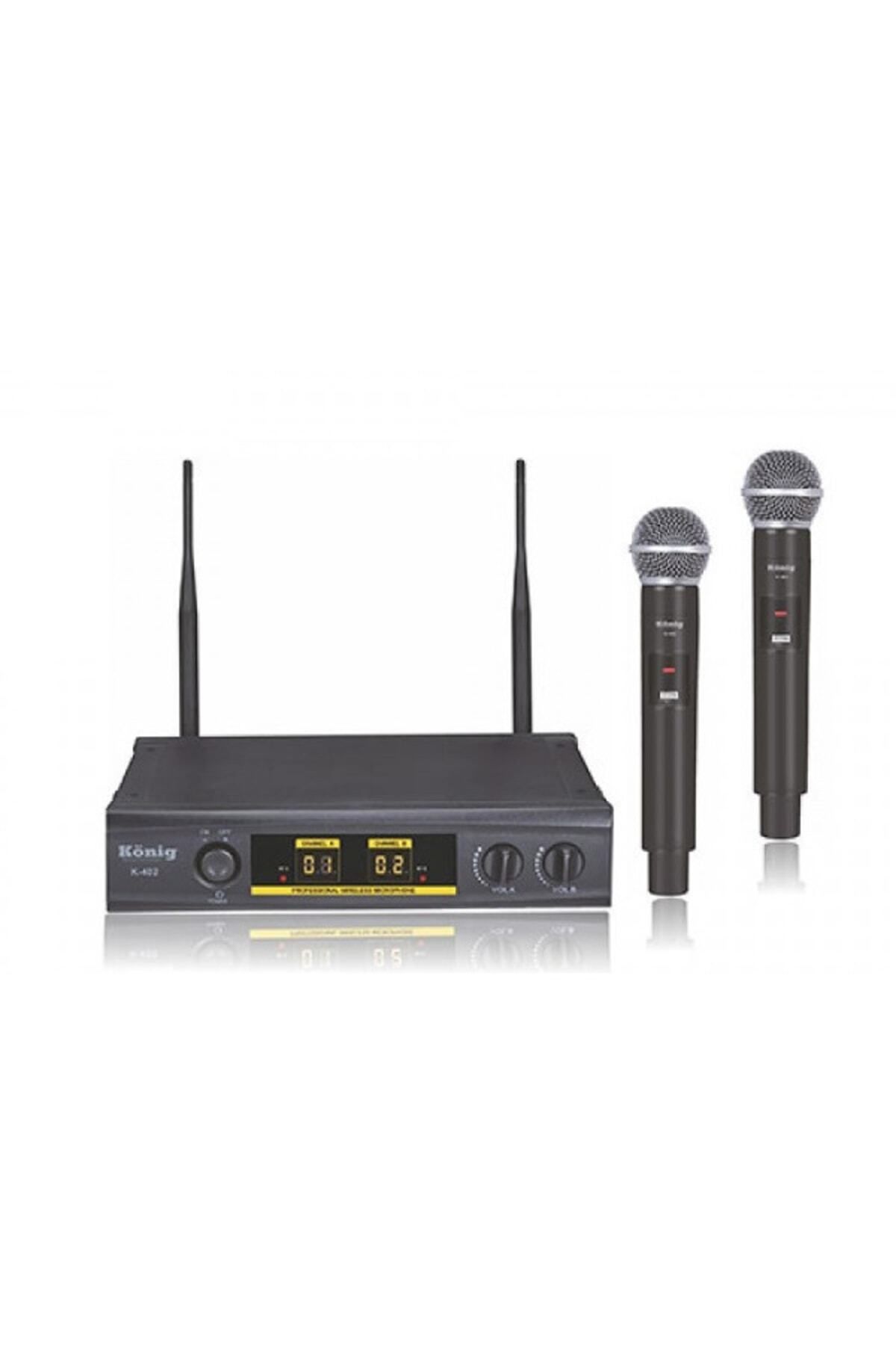 teknodv K-402 Iki El Telsiz Mikrofonu