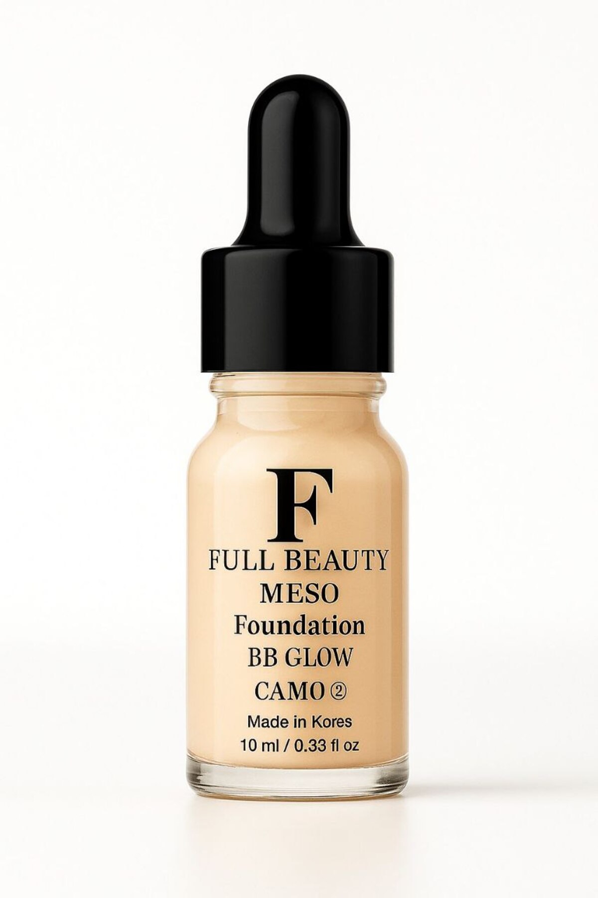 Full Beauty BB Glow Fondöten – Camo 1, 2, 3 Seçenekleri - Kalıcı Makyaj için Aydınlık Etki – Profesyonel, 10 ml