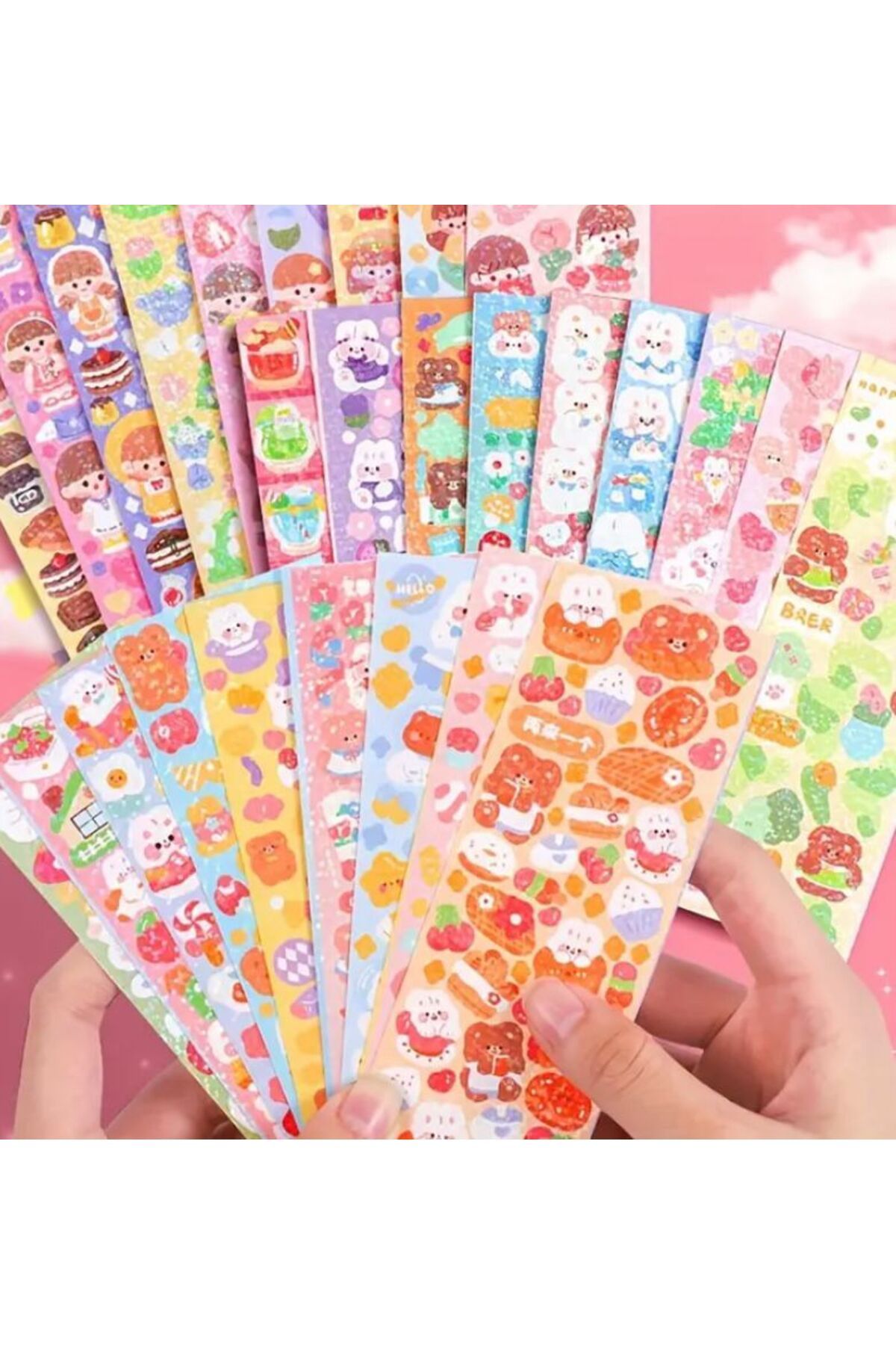 ramelin Hologramlı Mini Sticker 5 Rastgele Sayfa