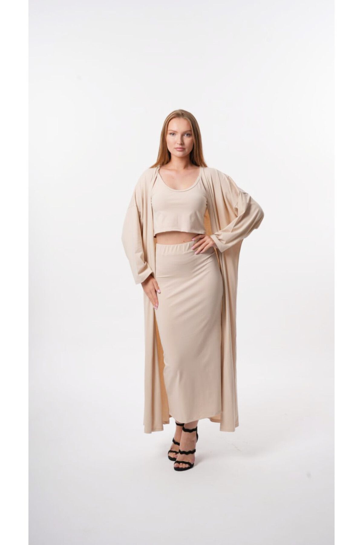 femmes fraiches Femmes Alara Krem Set