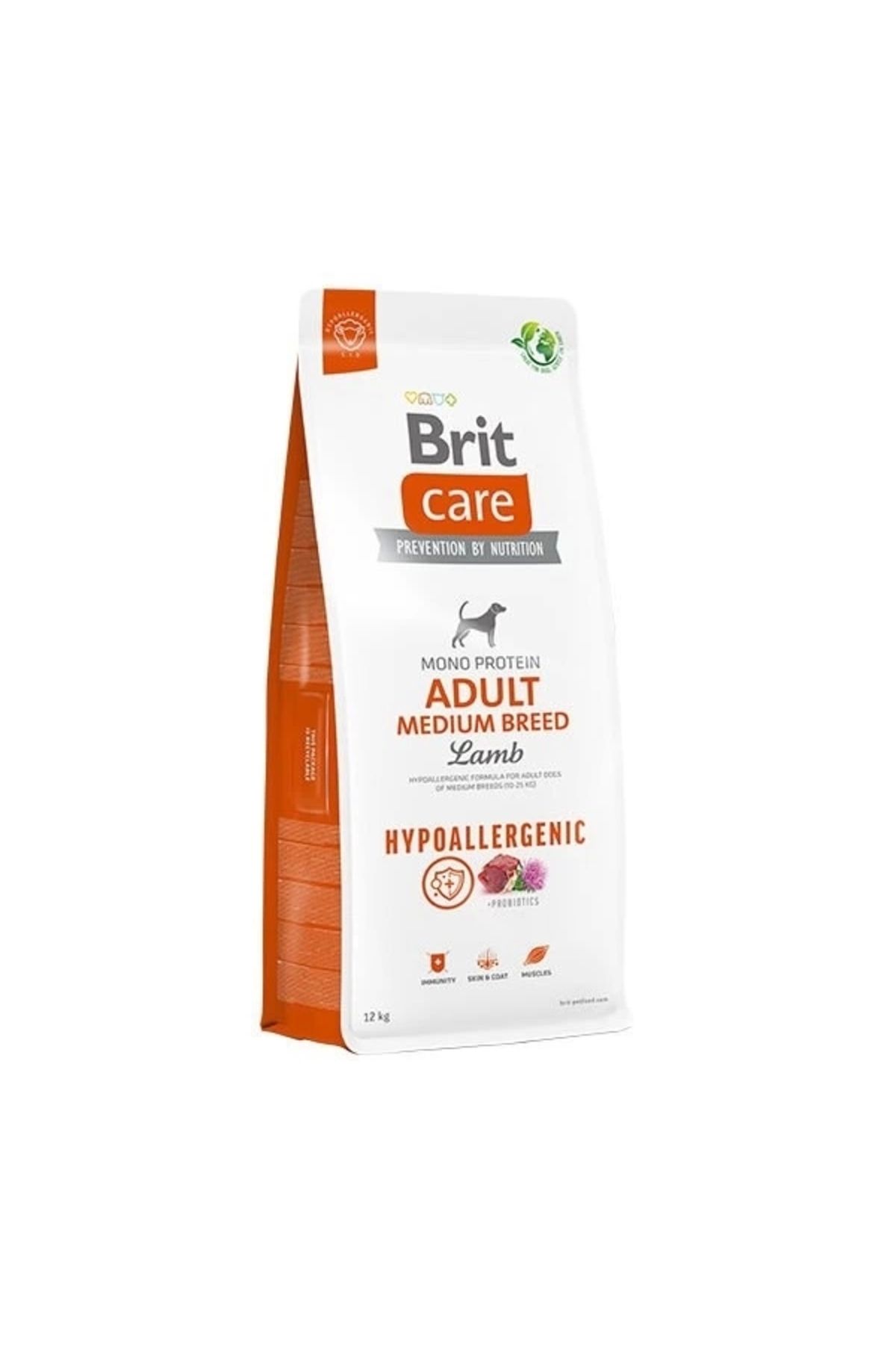 No8 Home Brit Care Hypo-Allergenic Kuzu Etli Orta Irk Yetişkin Köpek Maması 12 Kg