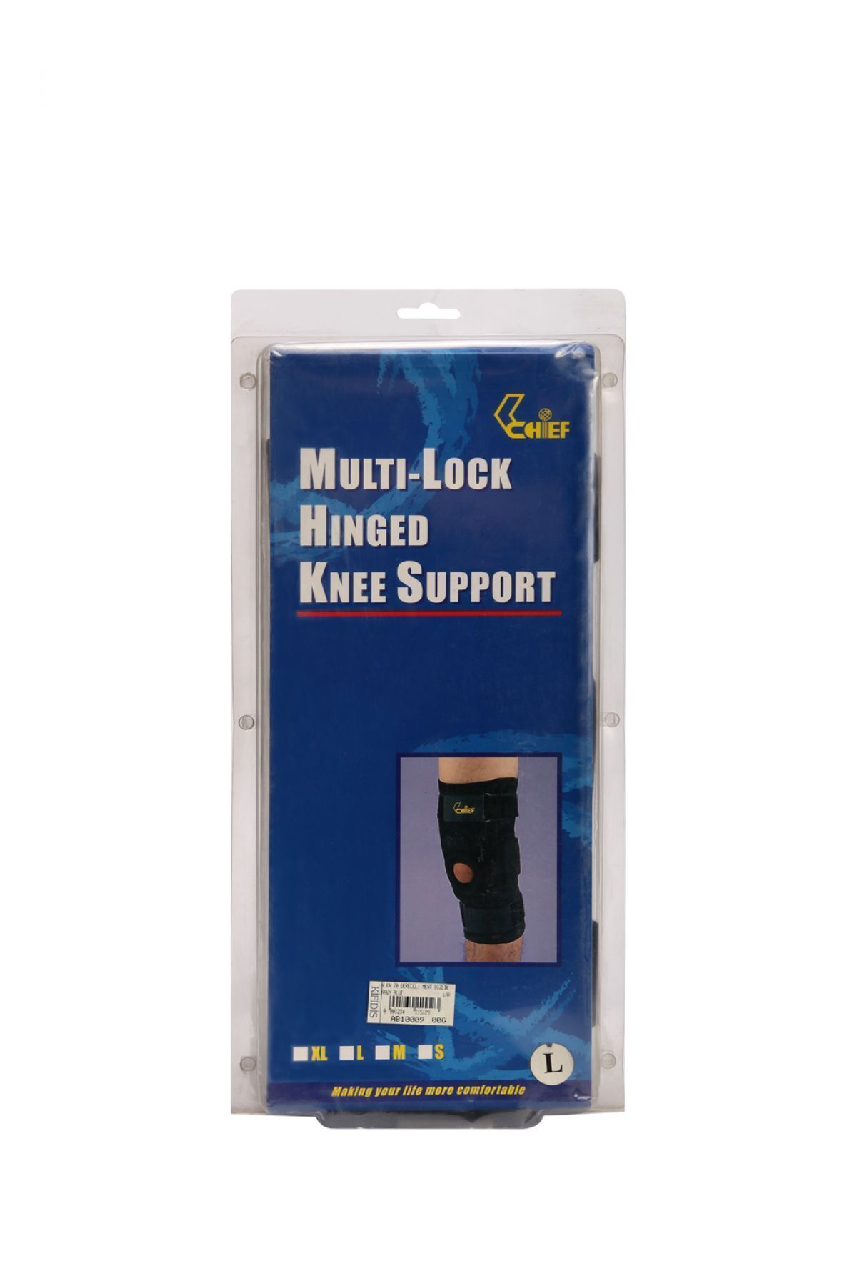 teknotrust XL NKN 70 Kfidis-Chf Neopren Dereceli Menteşeli Dizlik Gri-Lacivert - XL TR
