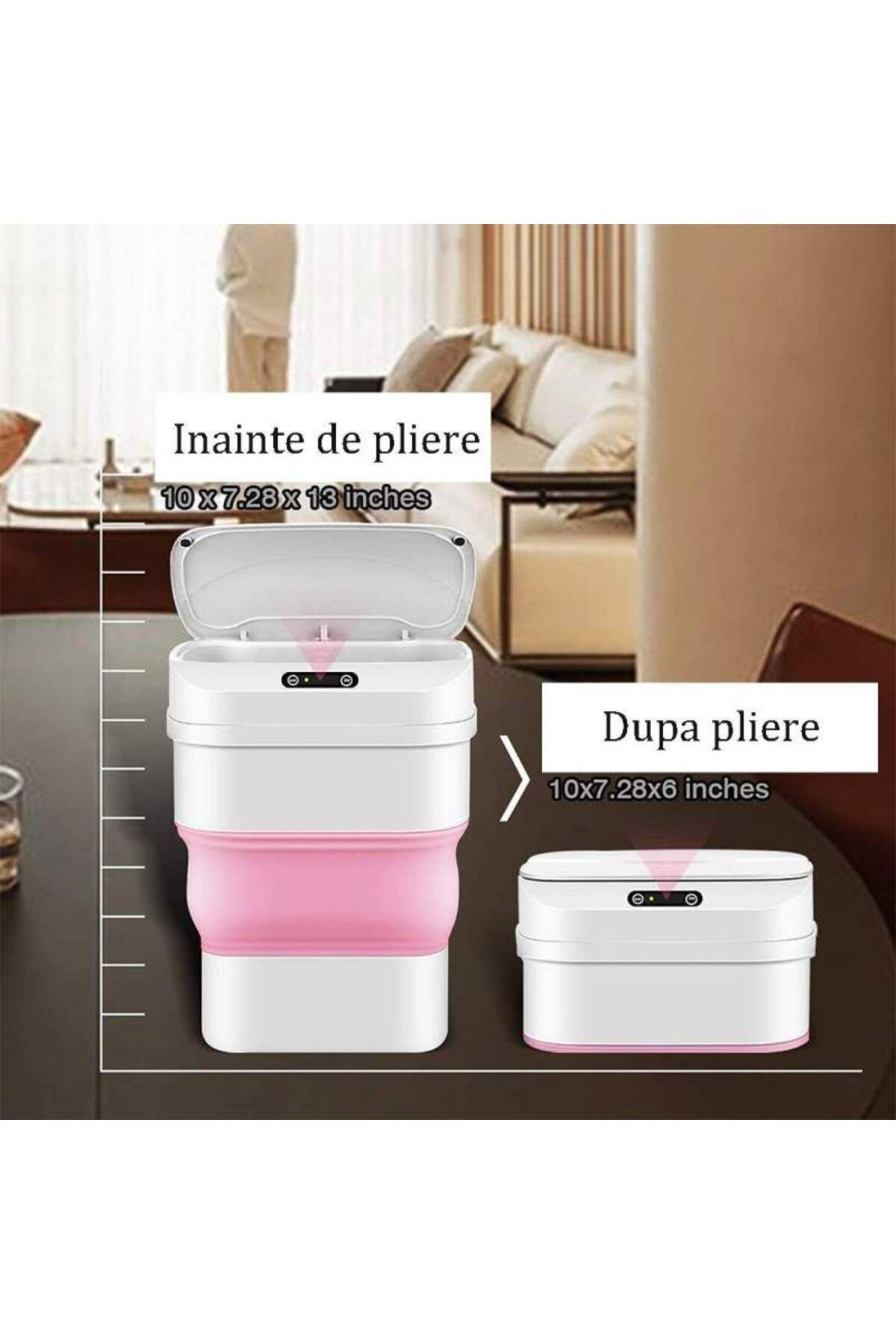 SIKS-Smart Trash Can, With Motion Sensor, Foldable, With Automatic Lid, Capacity 8 - 17 L 7
