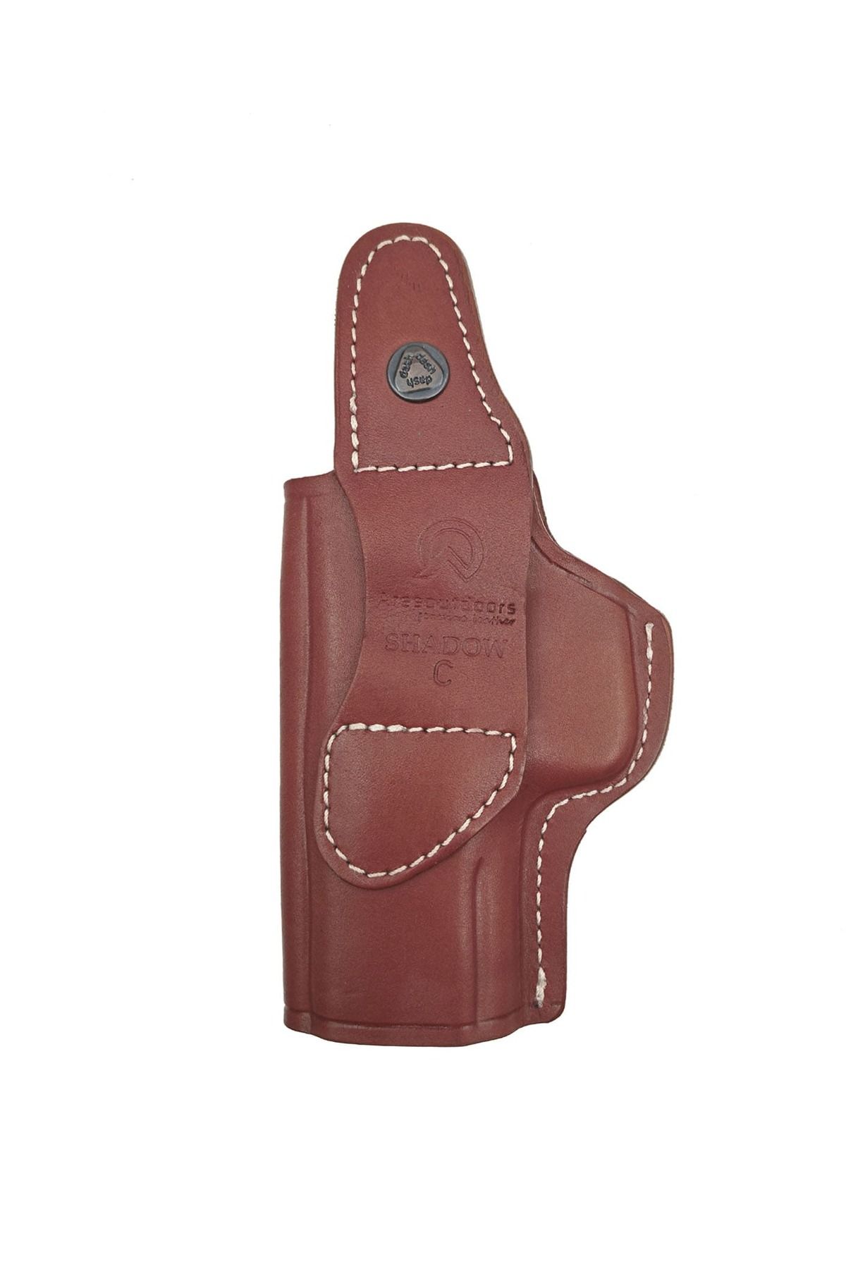 Aresoutdoors CZ Shadow 2 Compact Uyumlu Kemer İçi Mandallı Kahverengi Gerçek Deri Silah Kılıfı
