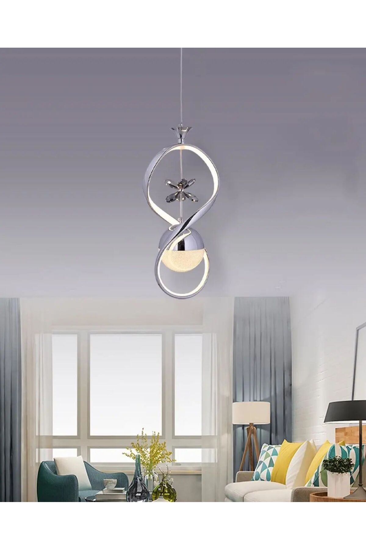 intenseaydınlatma İNTENSE MODERN SONSUZLUK 3 RENK AVİZE