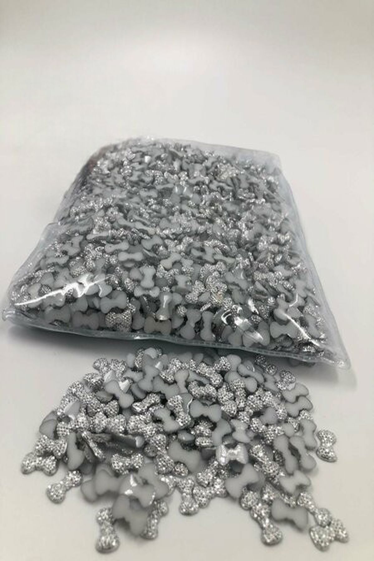 Massaltay 50 Adet Papyon Kesim Taş – 7x12 mm, Dekoratif ve El Sanatları İçin Pratik Set