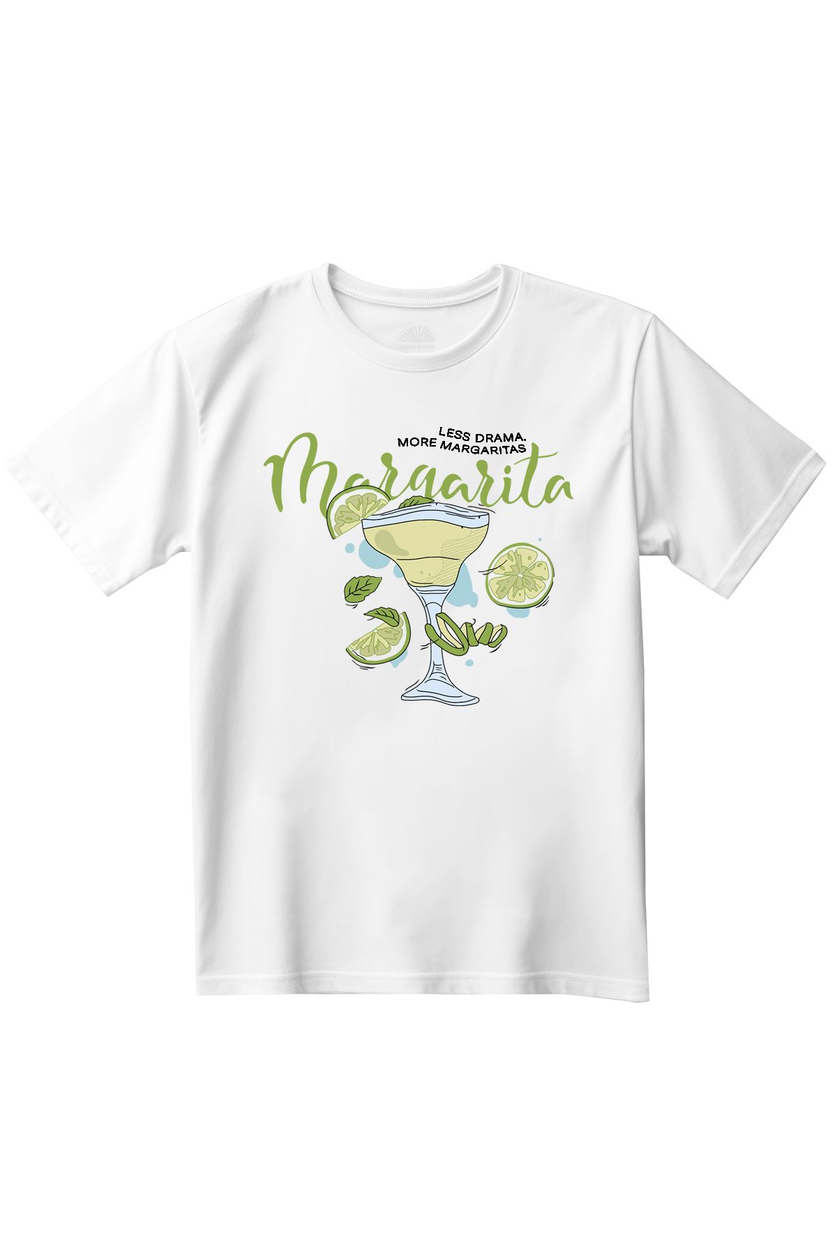 Mumu Baskılı Beyaz Basic T-Shirt