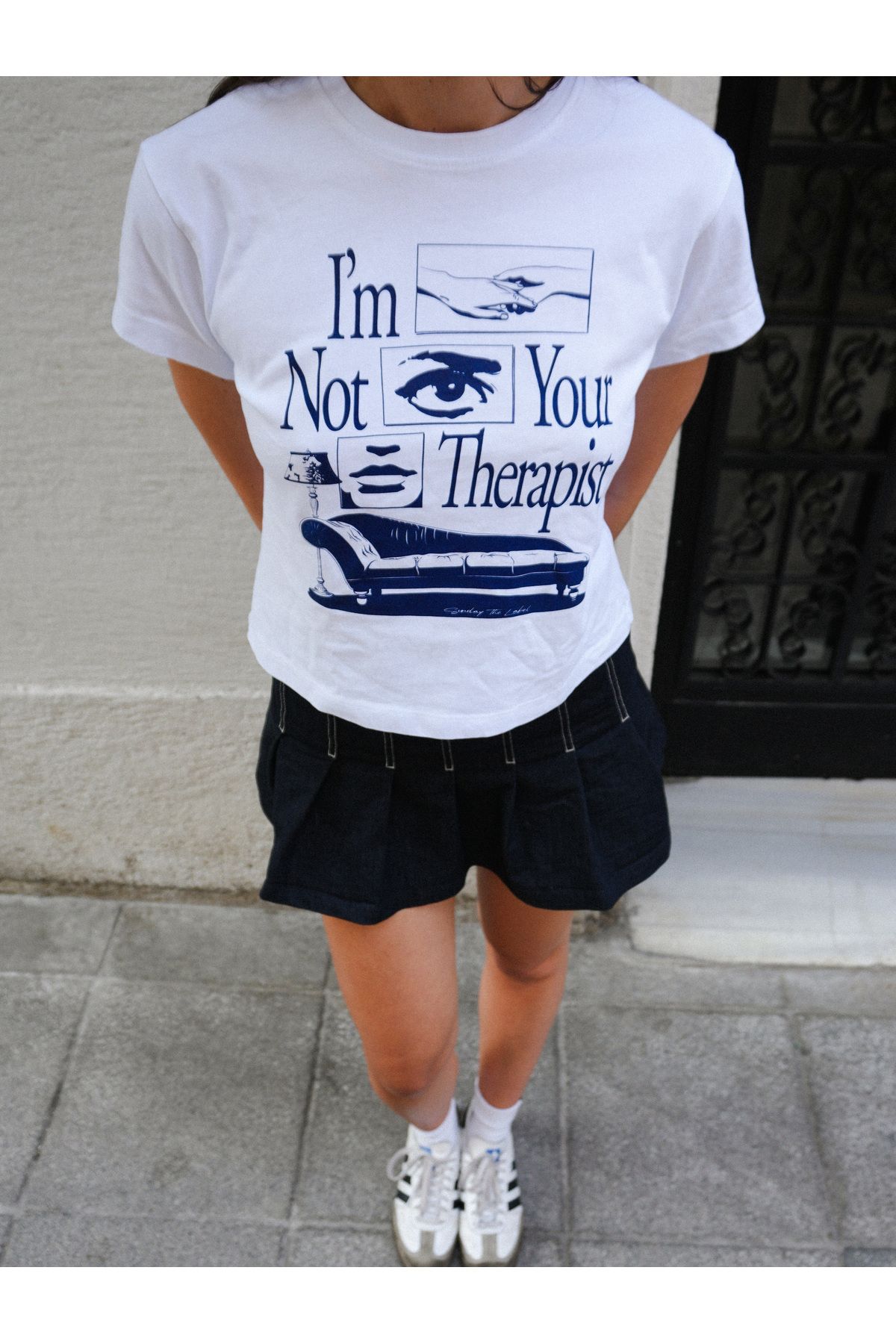 SUNDAY THE LABEL I'M NOT YOUR THERAPIST TEE